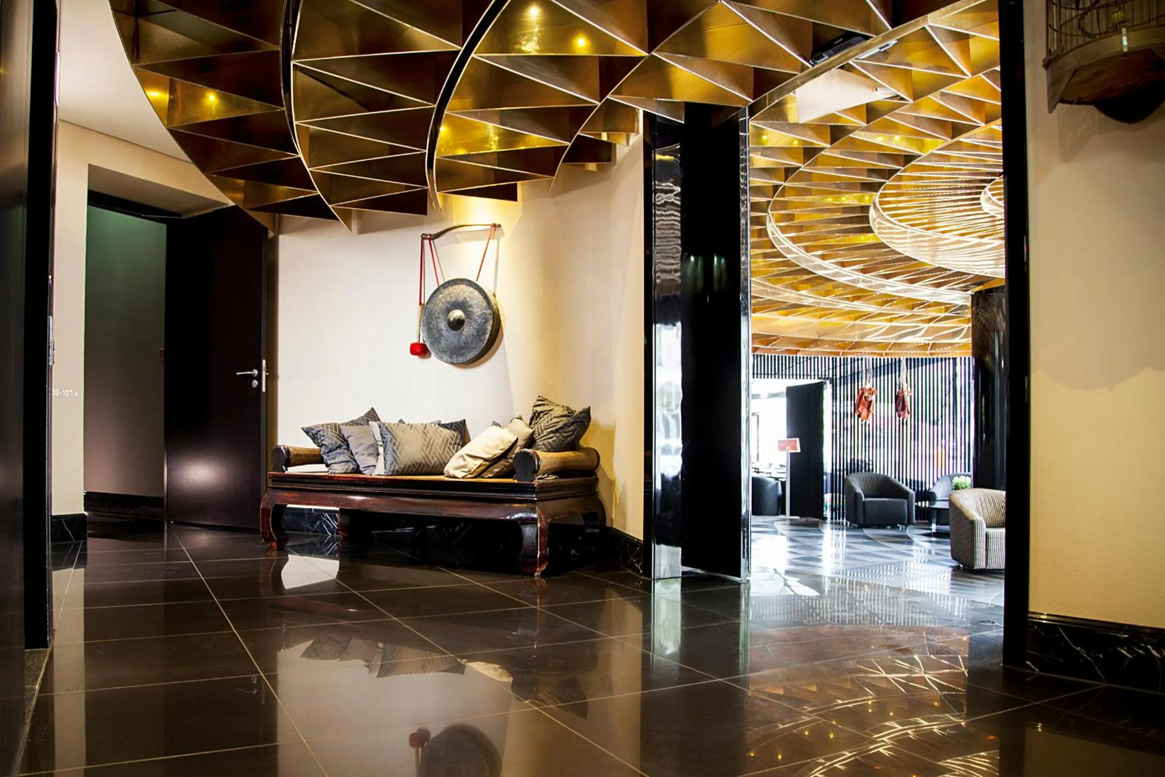 Decorative detail in Quentin Boutique Hotel