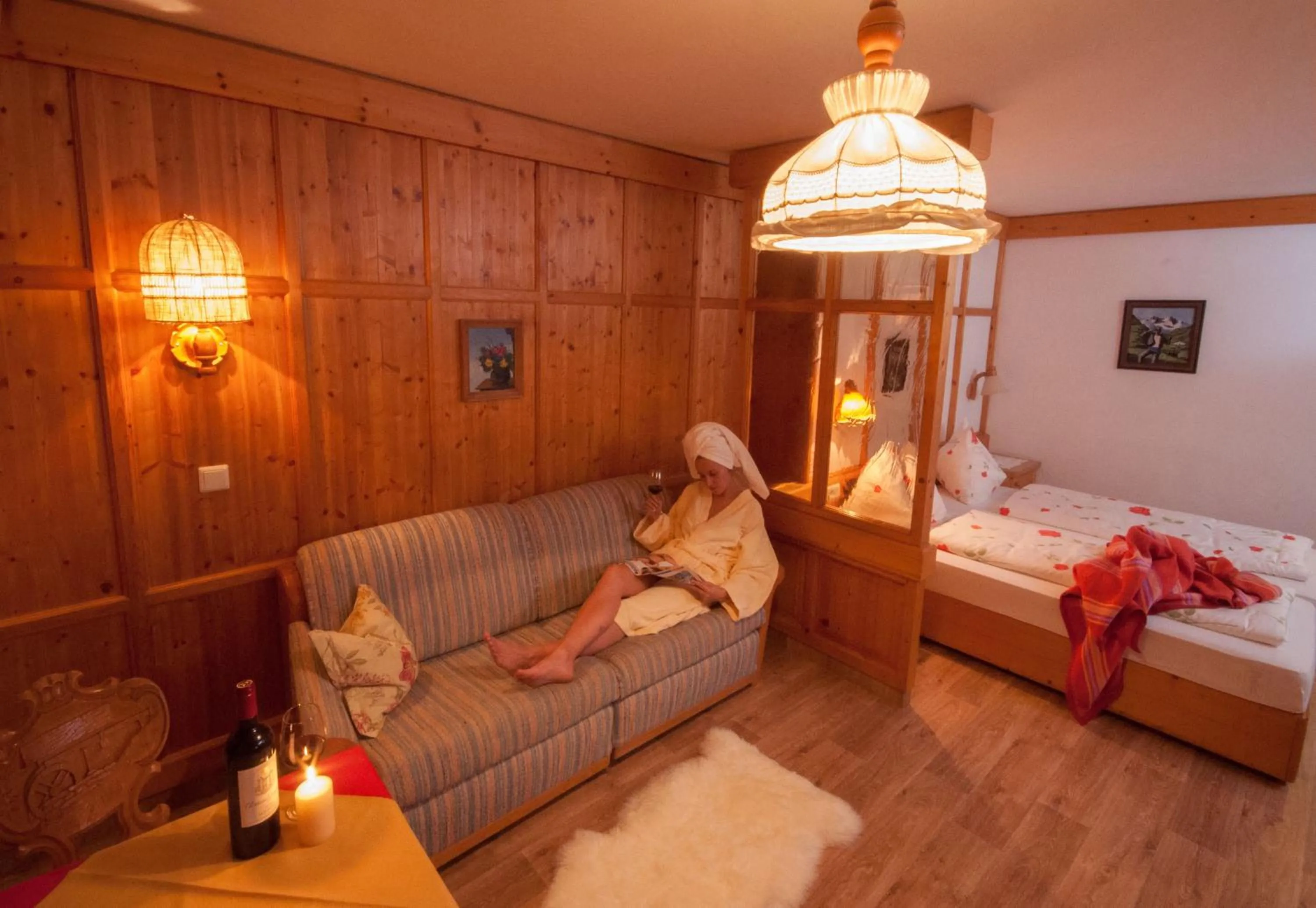 Photo of the whole room, Bed in Hotel-Gasthof "Zur Mühle"