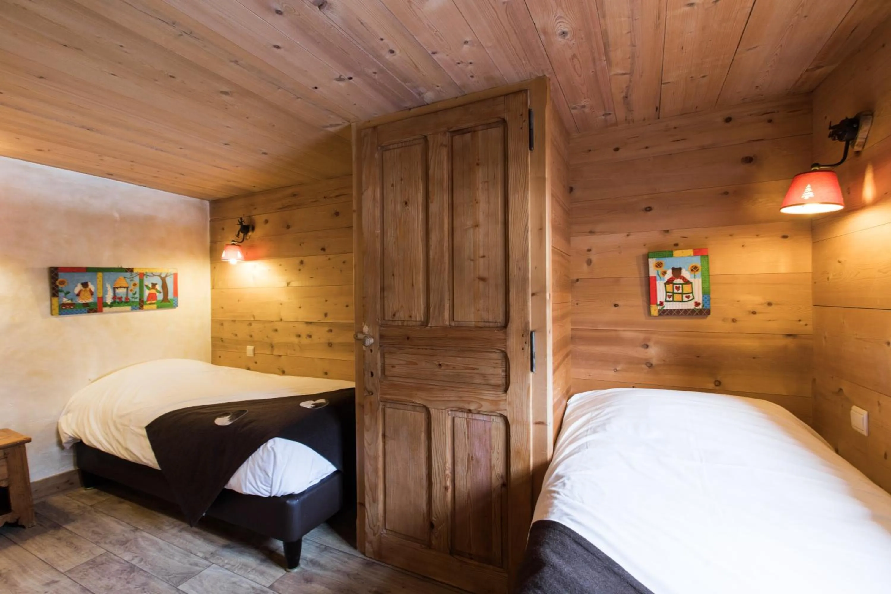 Bed in Les Chalets de La Griyotire