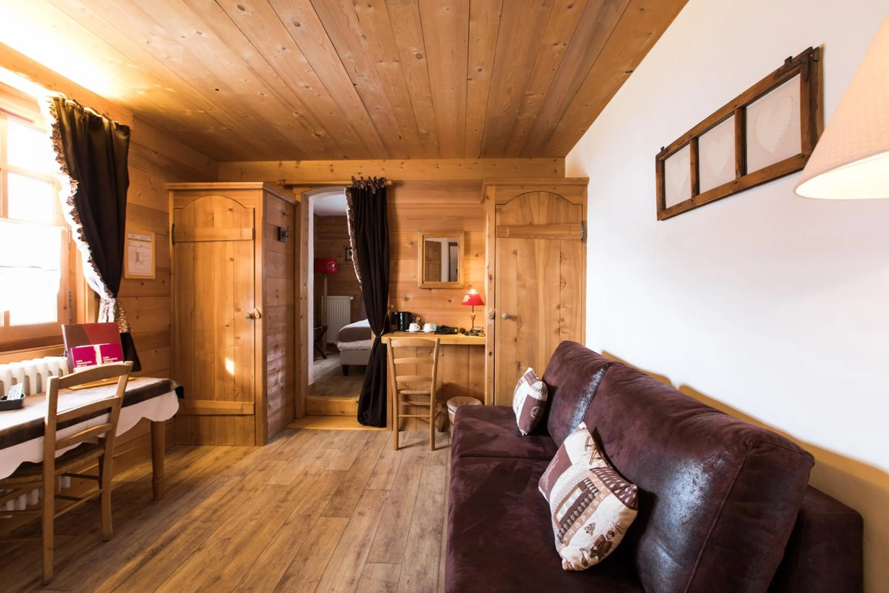 Living room in Les Chalets de La Griyotire
