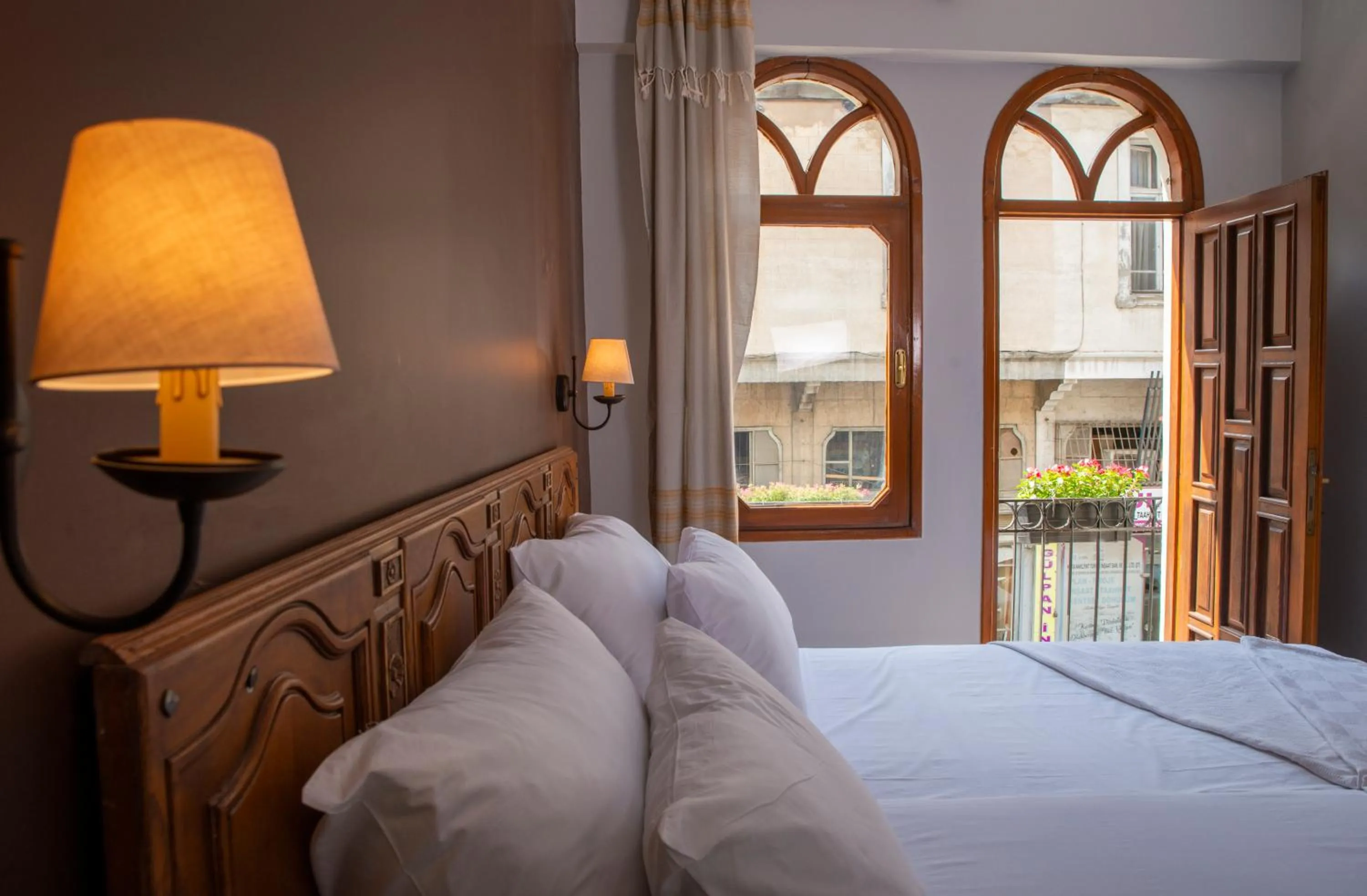 Bed in LUWİ ANTAKYA BOUTİQUE HOTEL