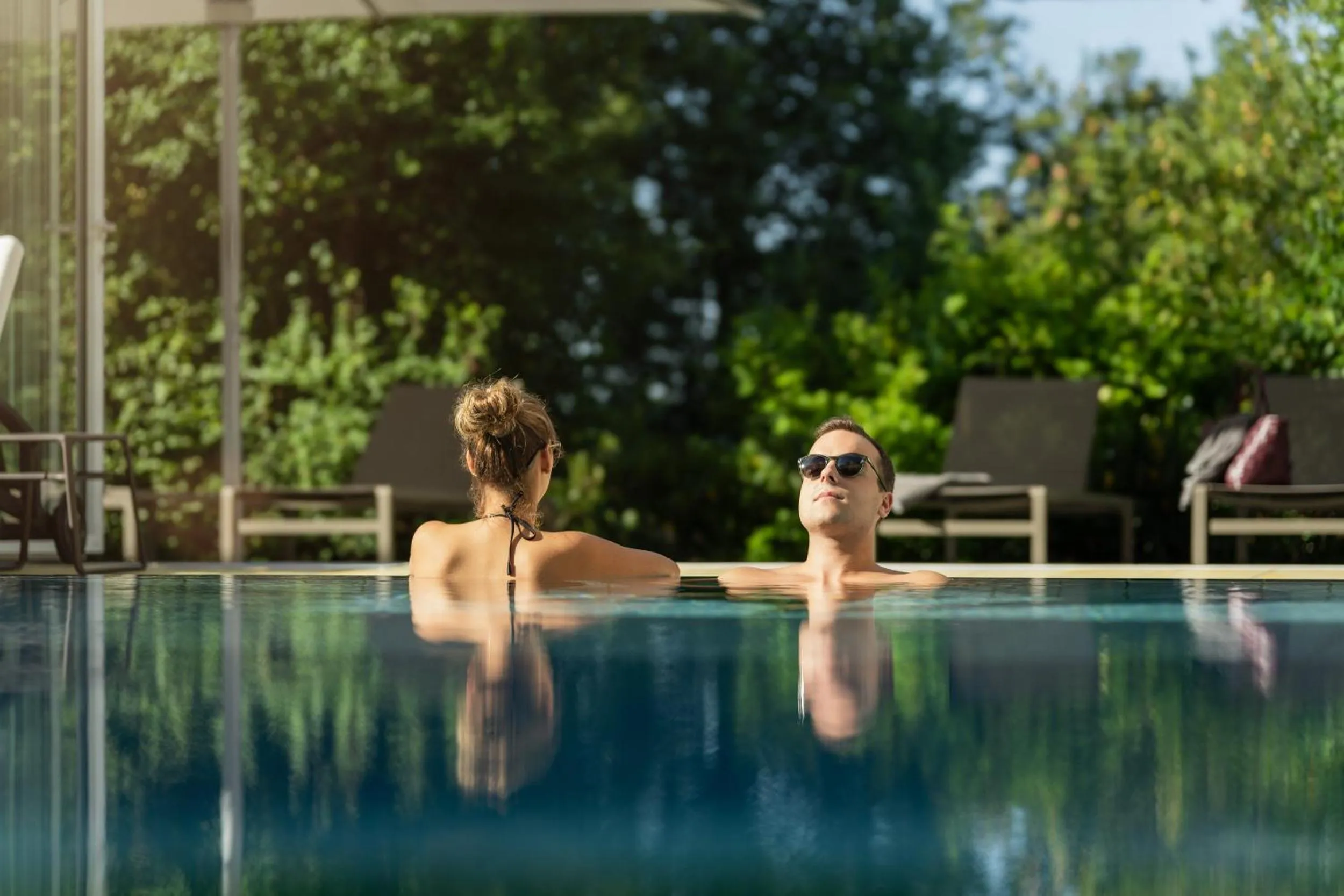 Swimming pool in Hotel Sonnengut Wellness - Therme - Spa
