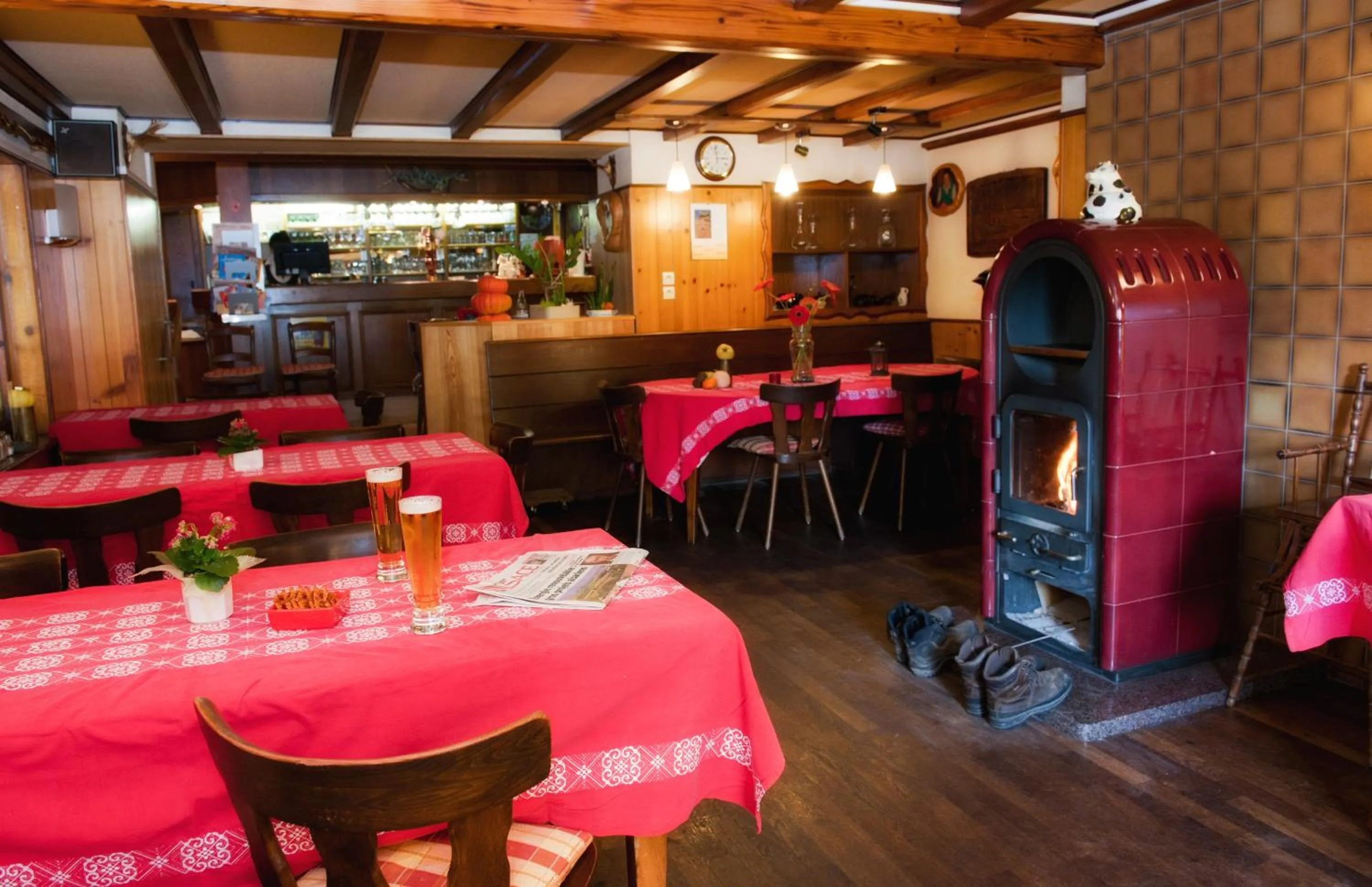 Lounge or bar in Logis Auberge Du Mehrbachel - Hôtel & Restaurant