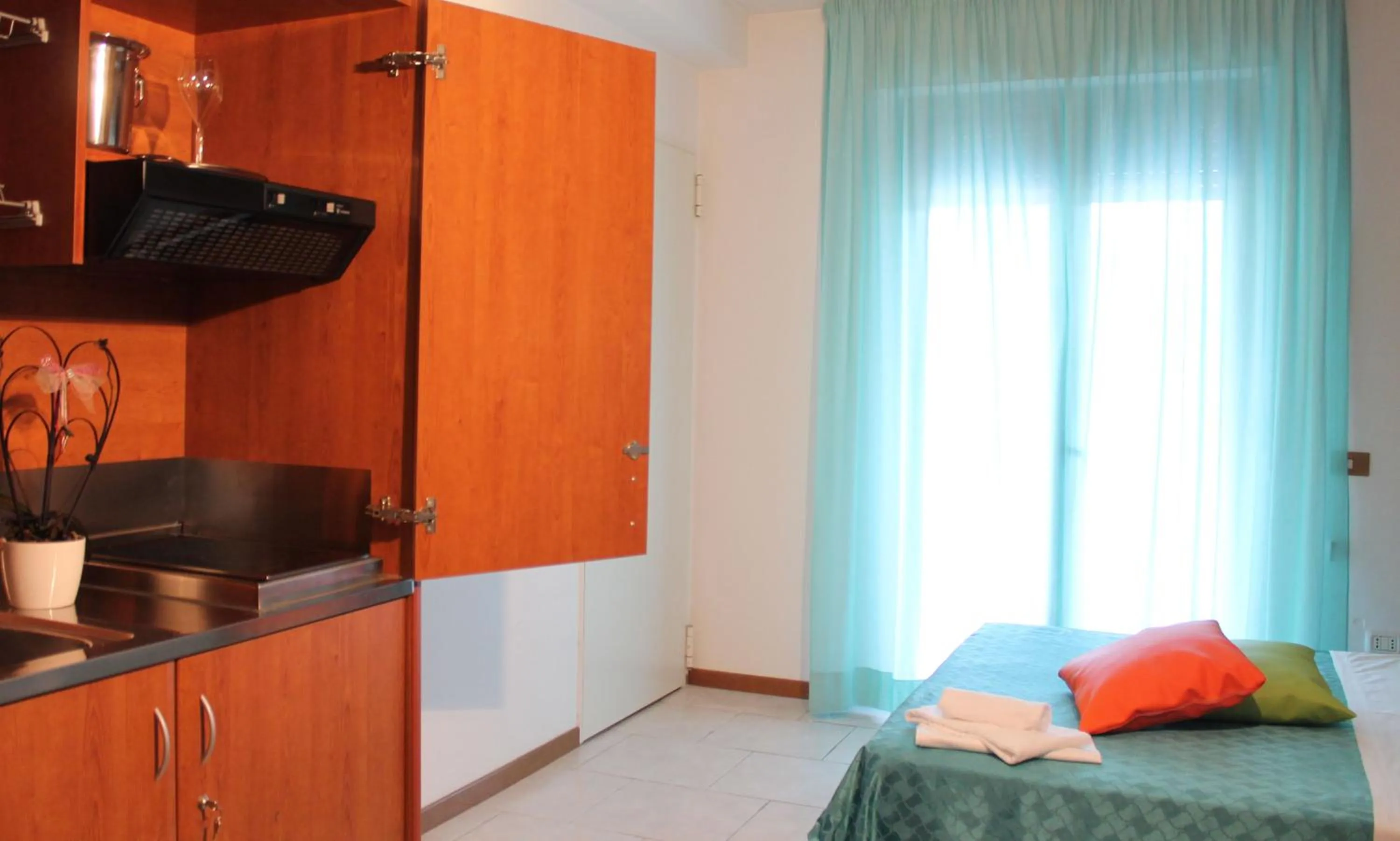 Kitchen or kitchenette in Hotel Villa Truentum