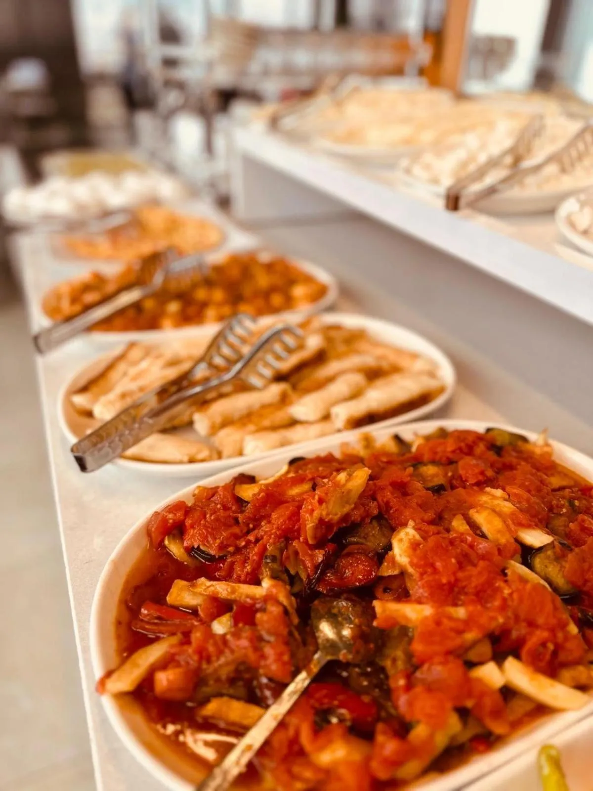 Buffet breakfast in Grand Heykel Hotel