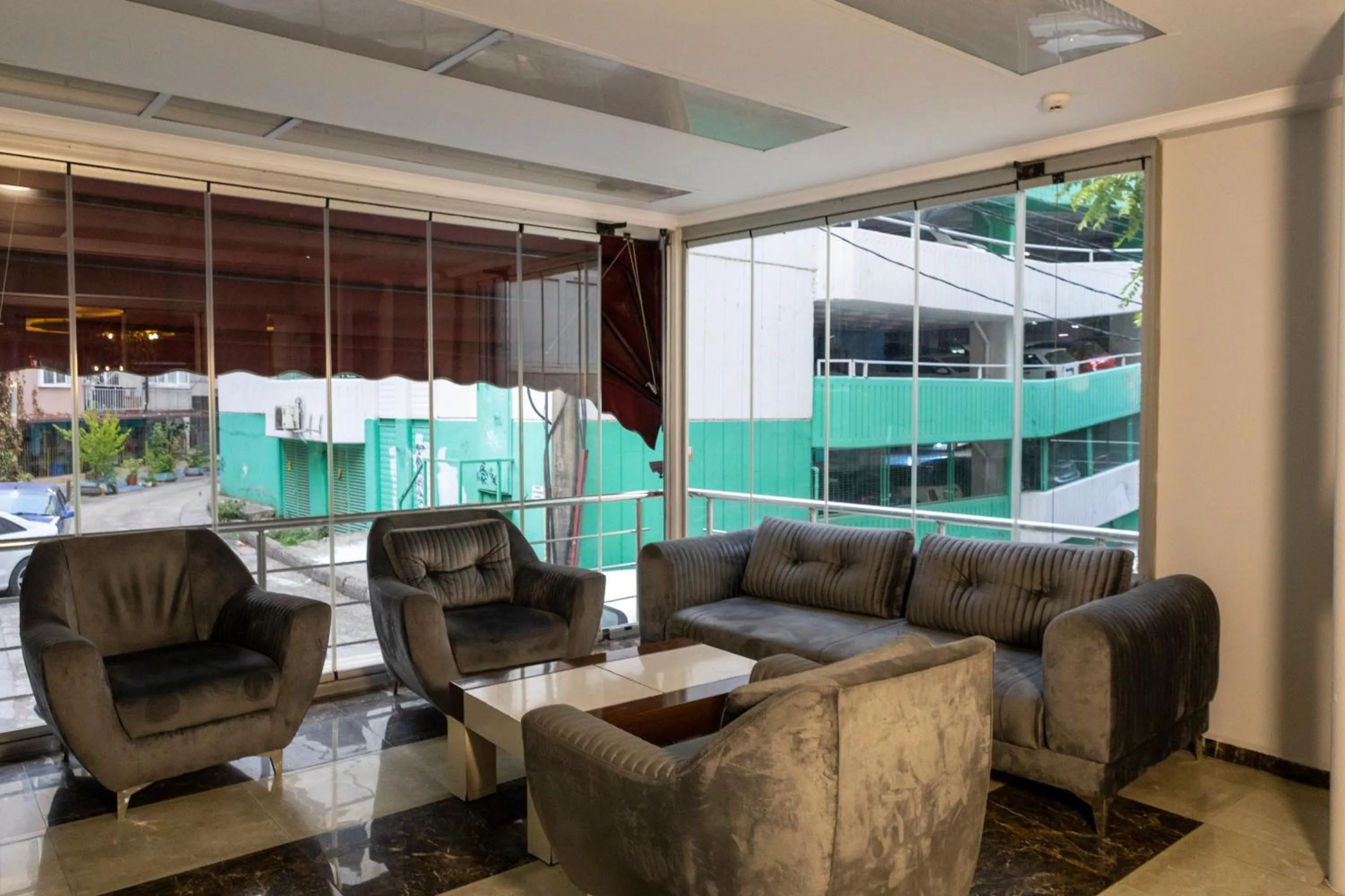 Lobby or reception in Grand Heykel Hotel