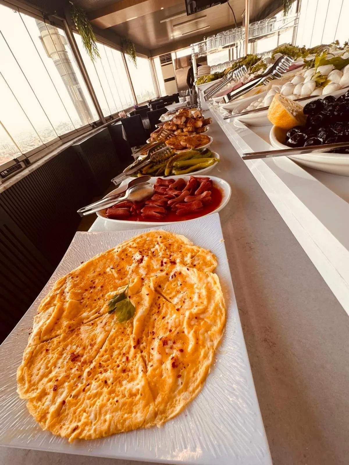 Buffet breakfast in Grand Heykel Hotel