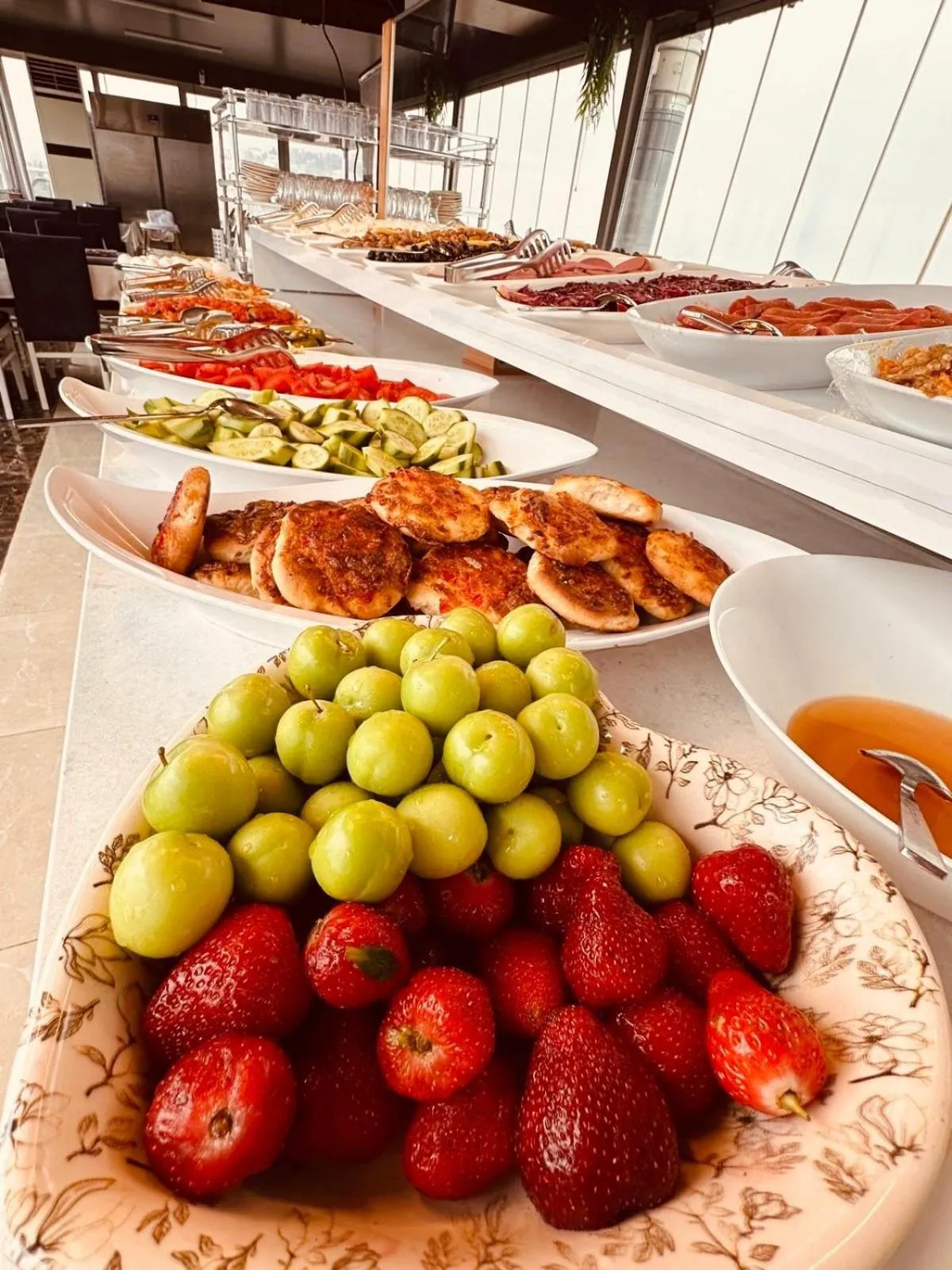 Buffet breakfast in Grand Heykel Hotel