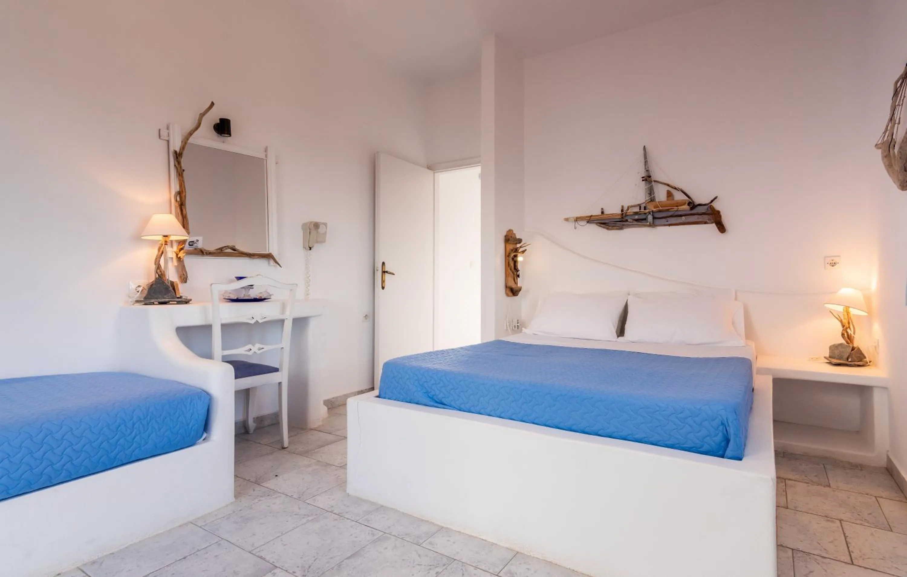 Bedroom, Bed in Polyegos View