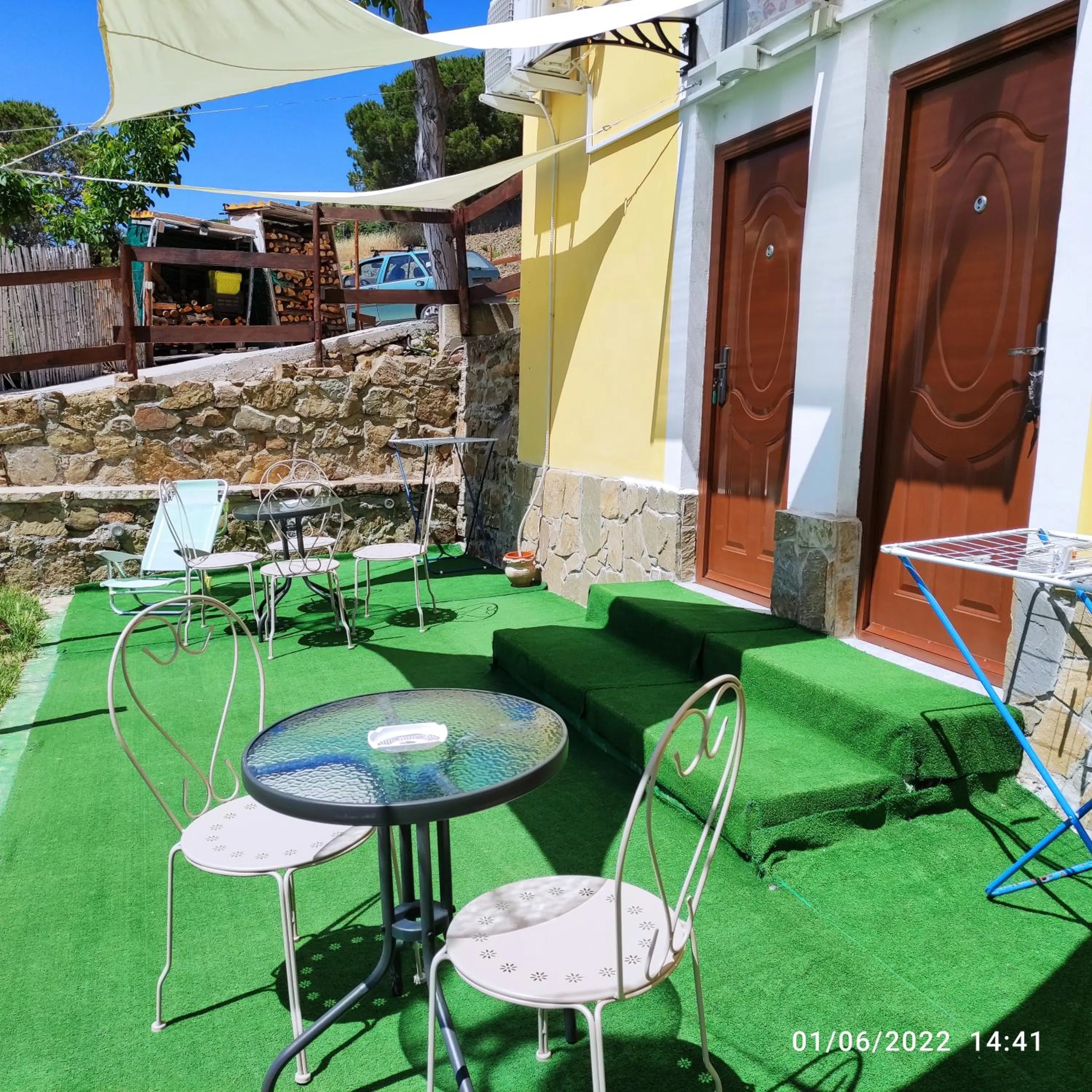 Patio in Una terrazza sul mare