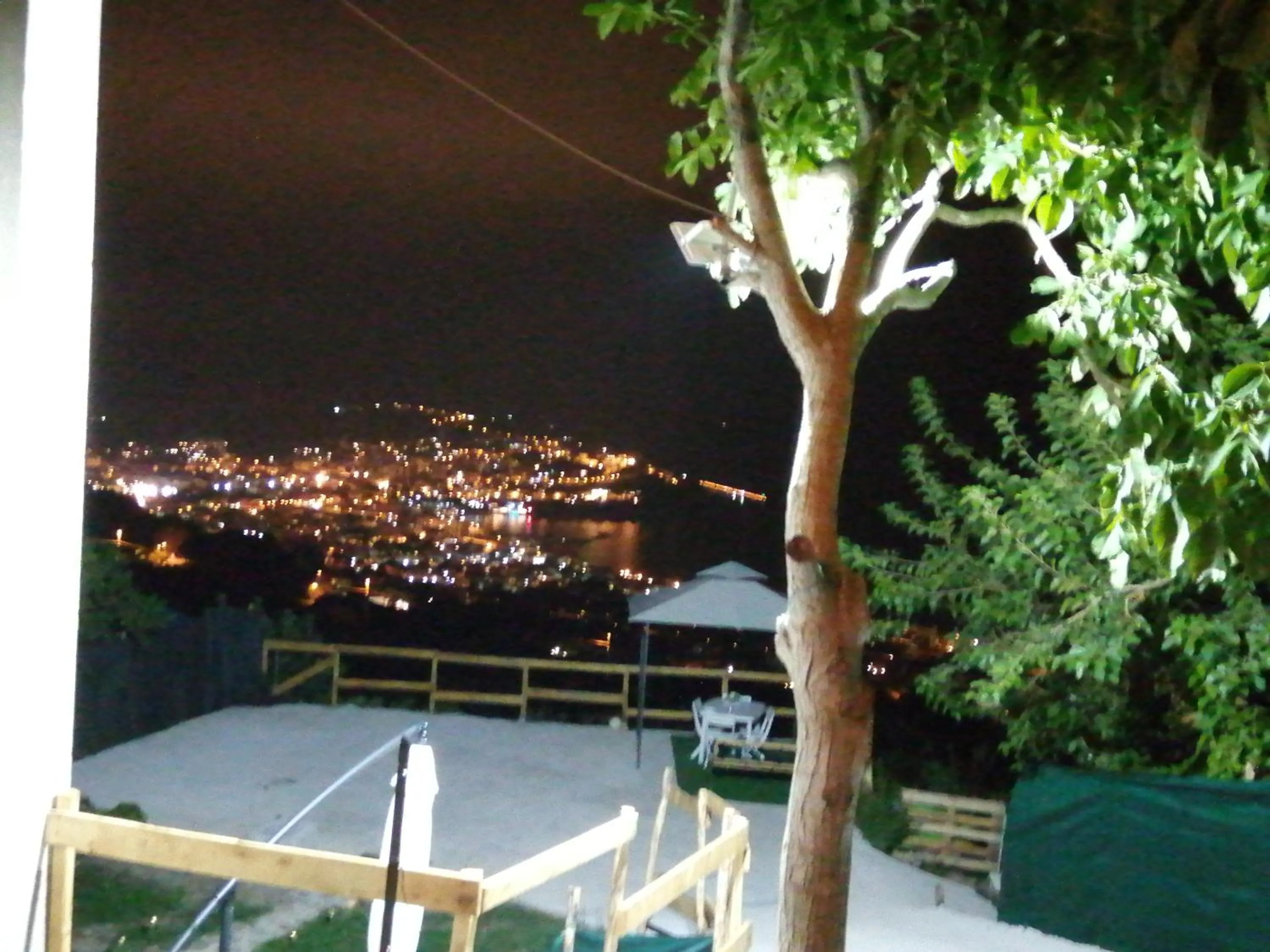 Night in Una terrazza sul mare