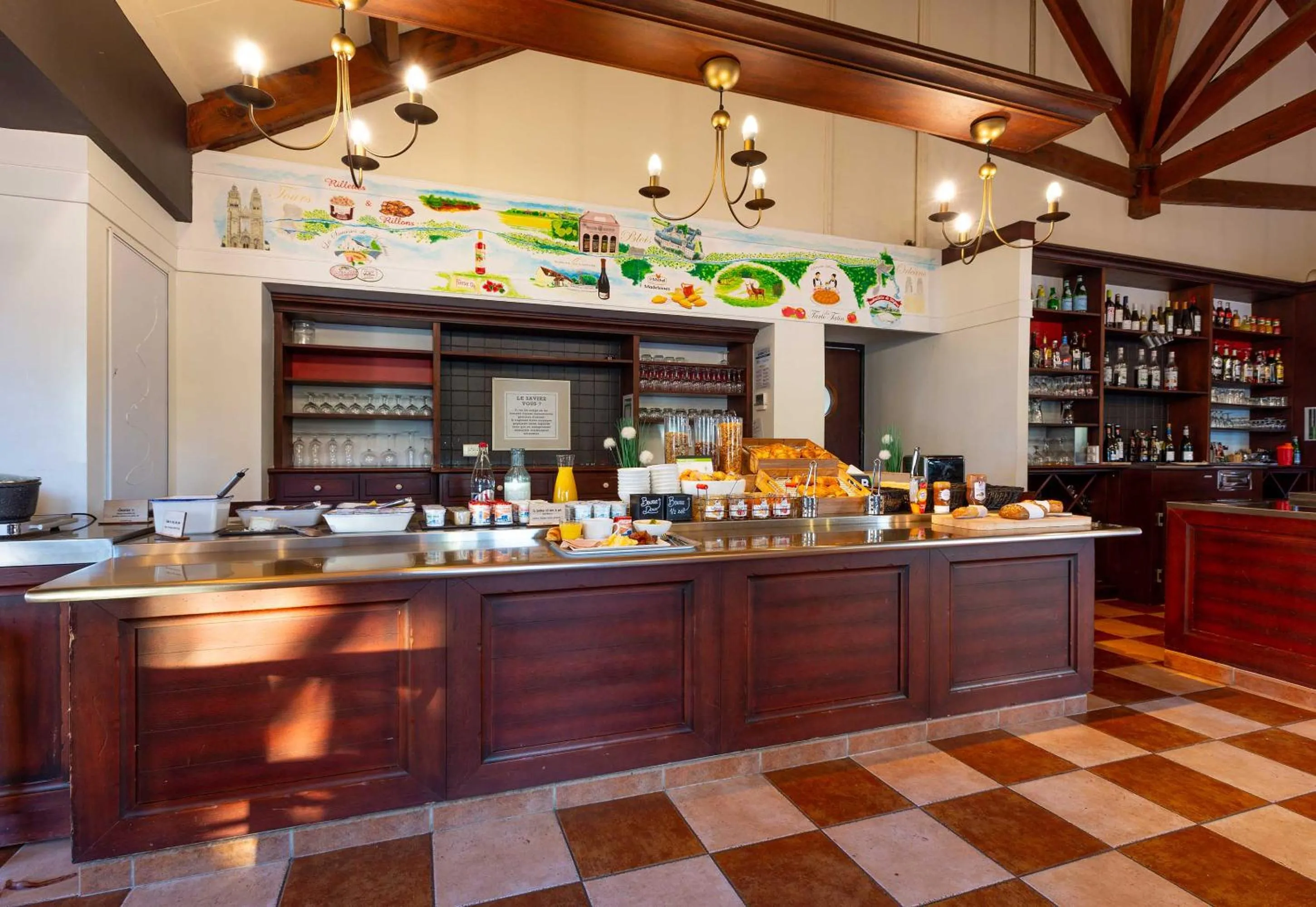 Buffet breakfast in ibis Blois Vallée Maillard