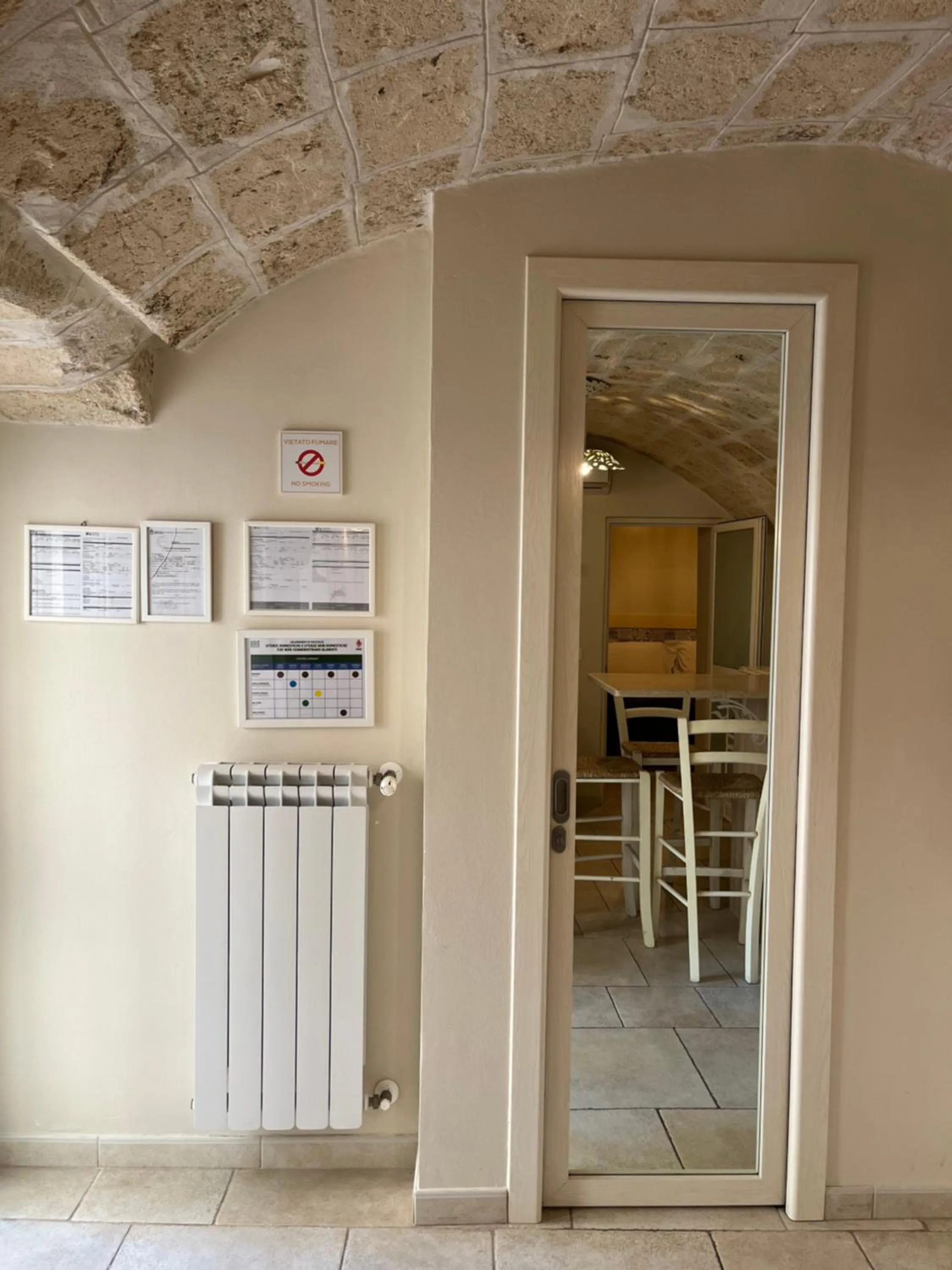 Dining area in Donna Nina