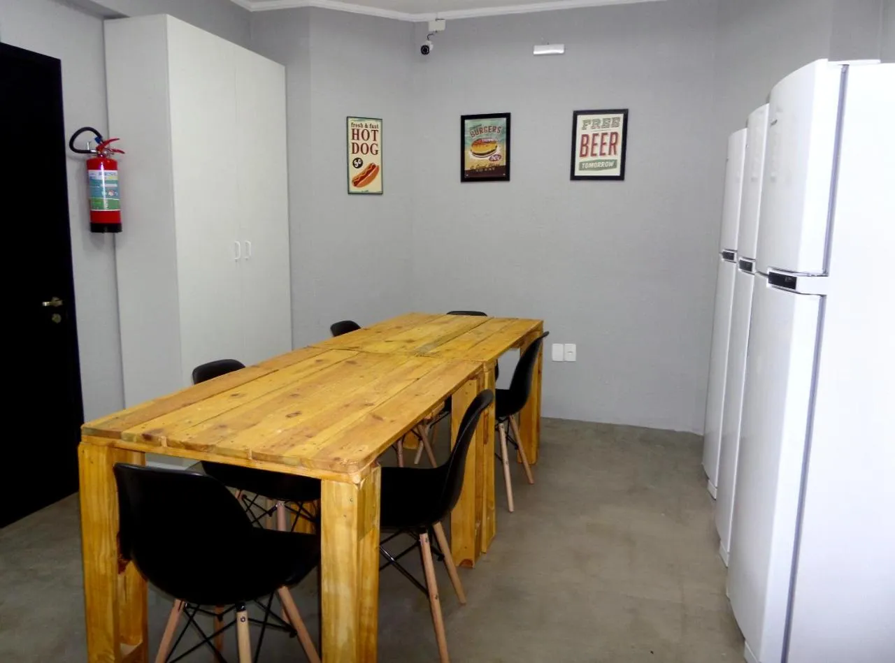 Communal kitchen in Visto Hostel