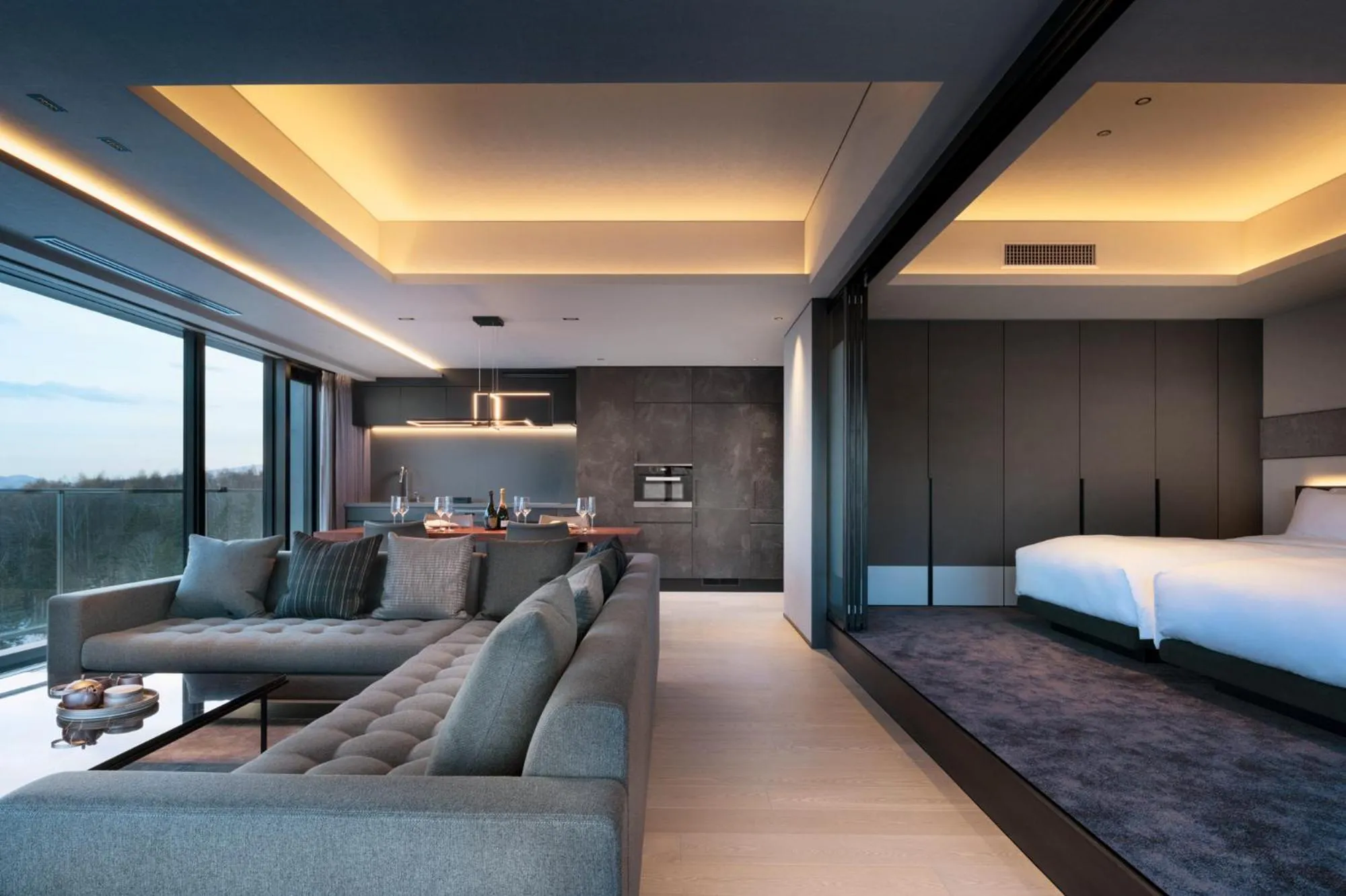 Bed in Sansui Niseko