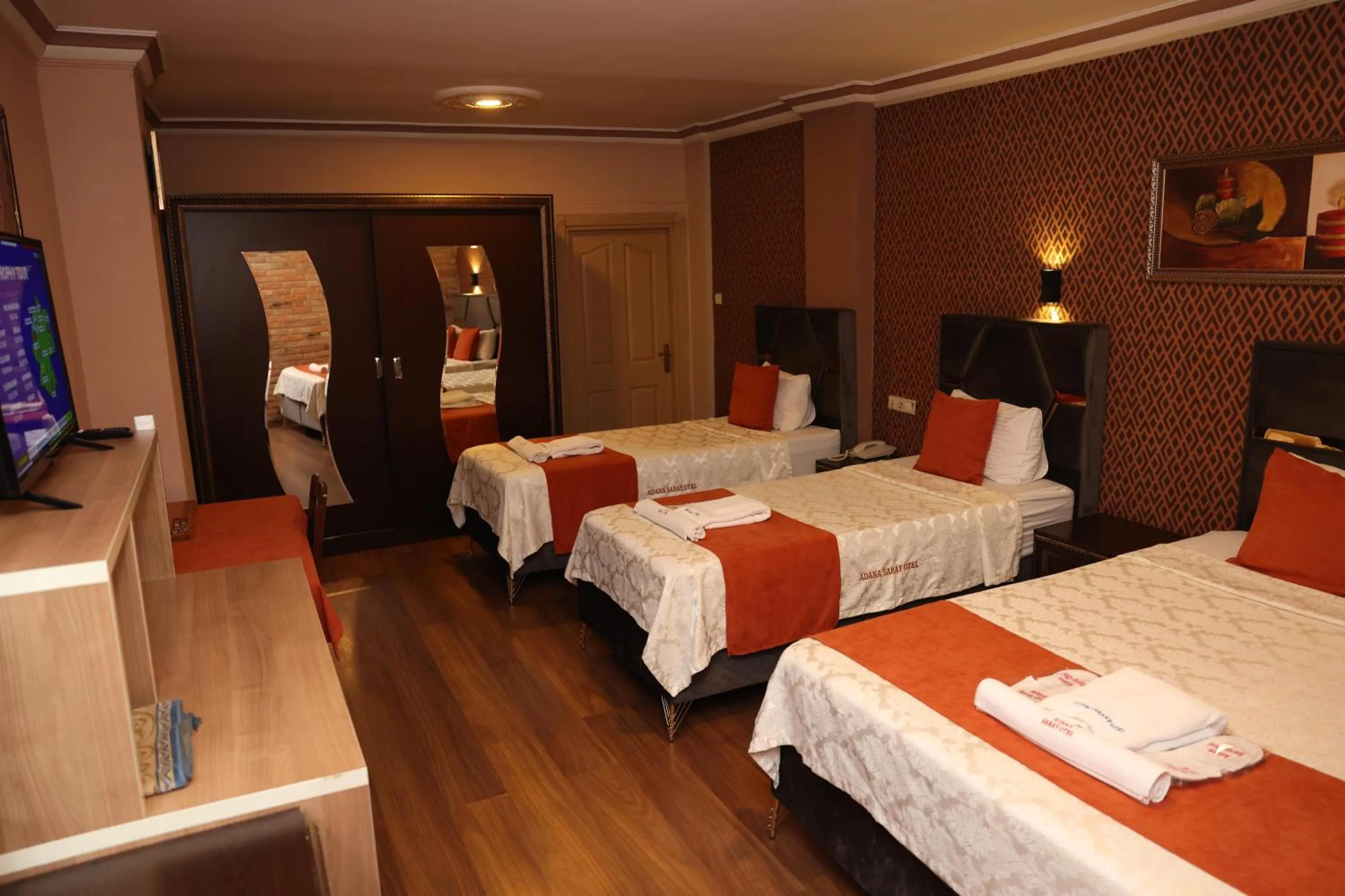 Bed in Adana Saray Hotel