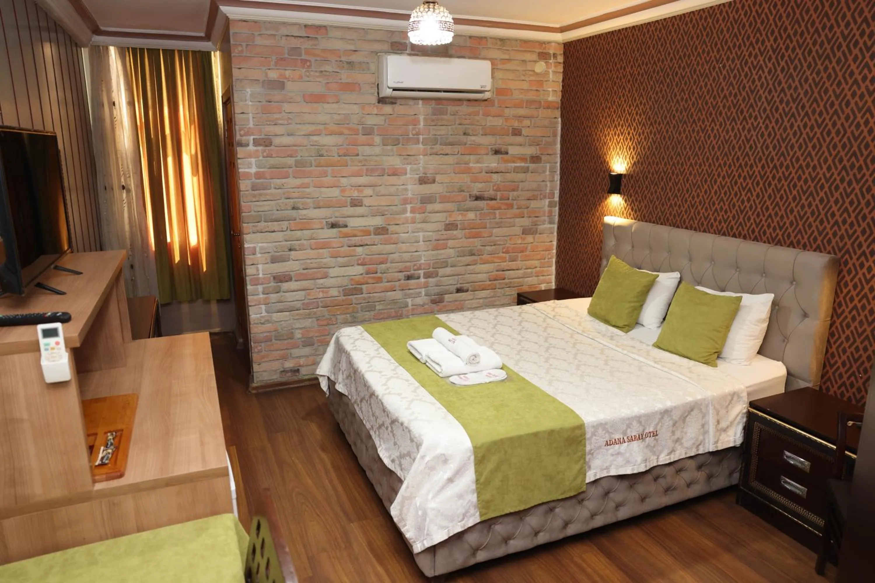 Bed in Adana Saray Hotel