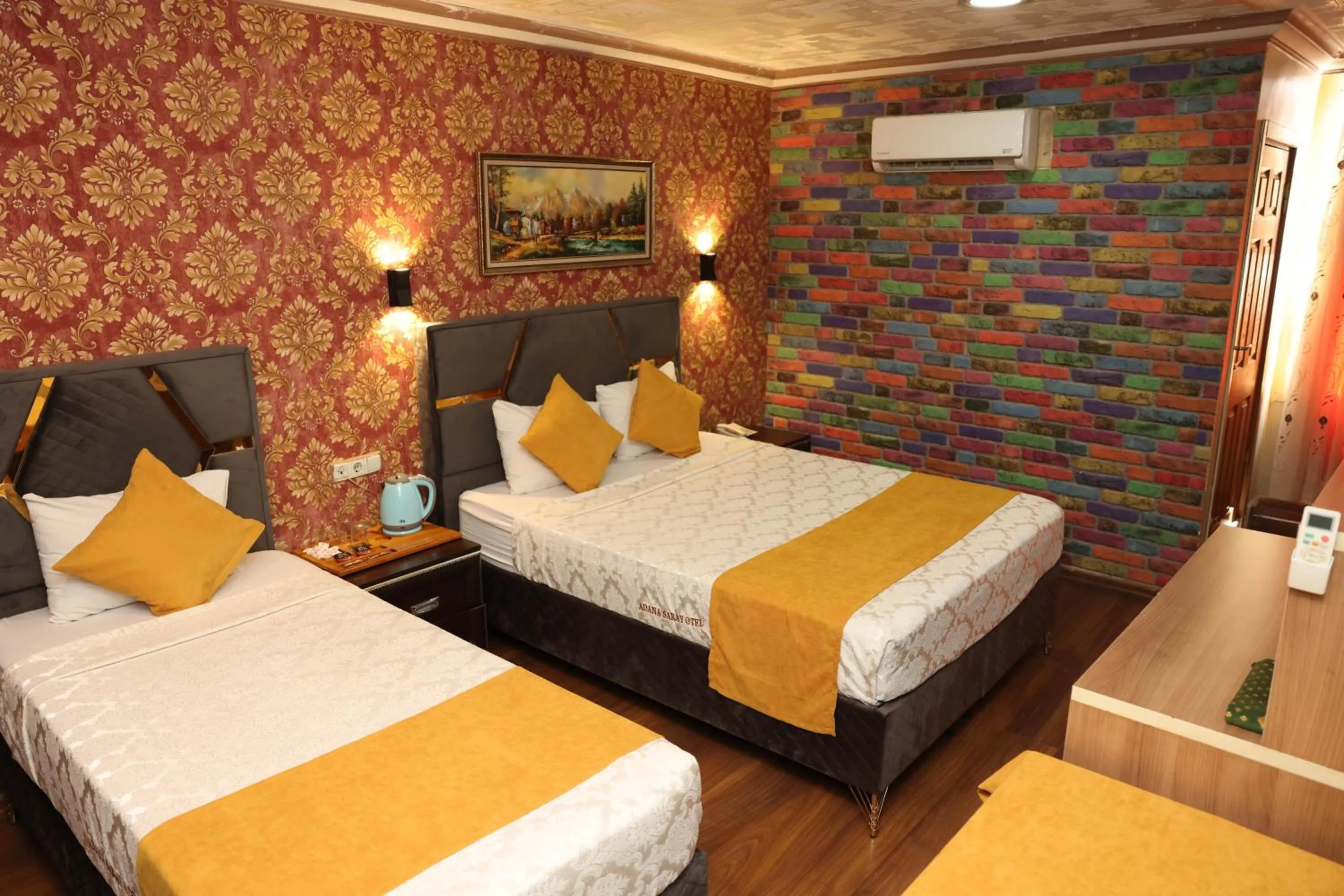 Bed in Adana Saray Hotel