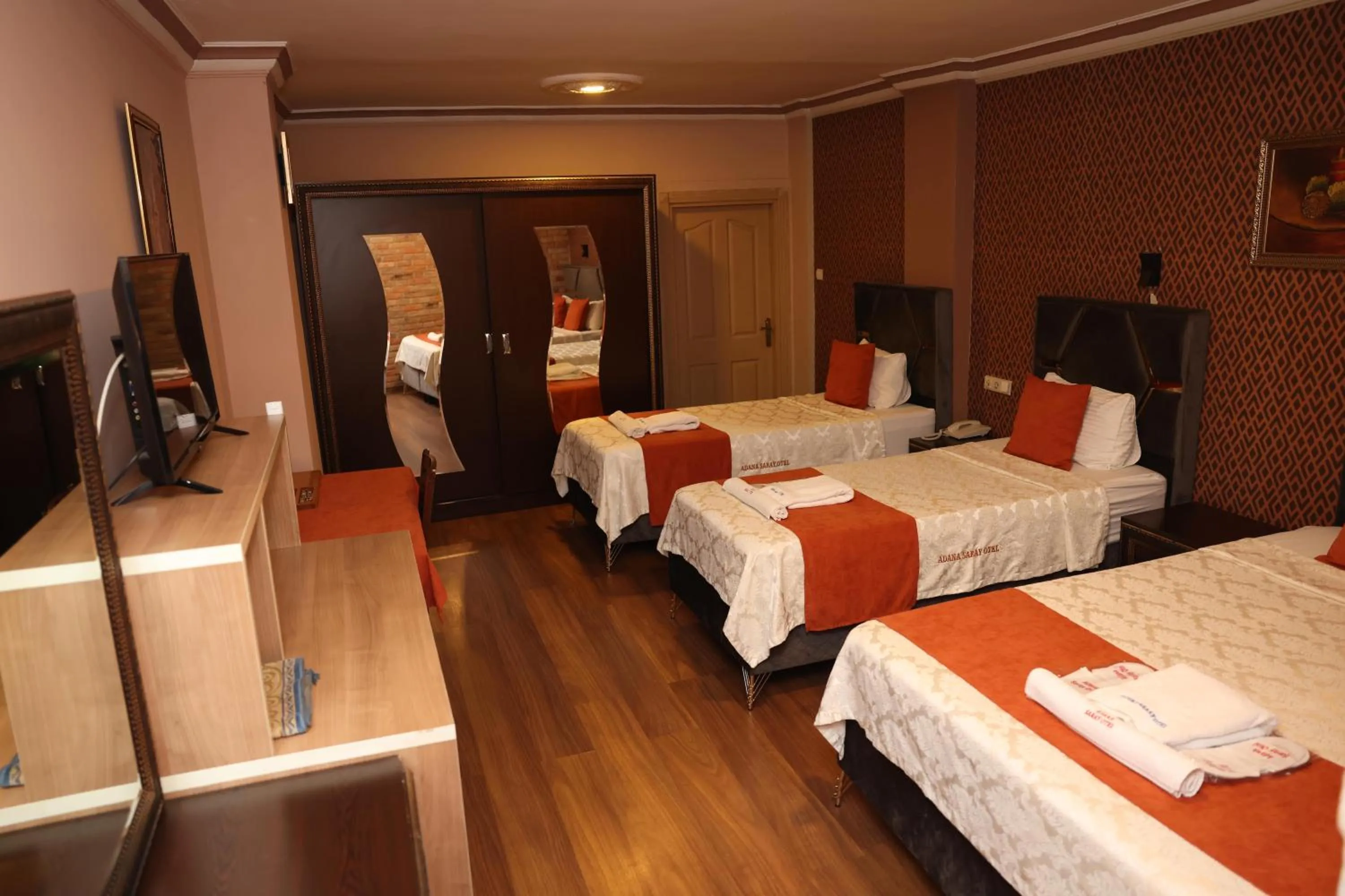 Bed in Adana Saray Hotel