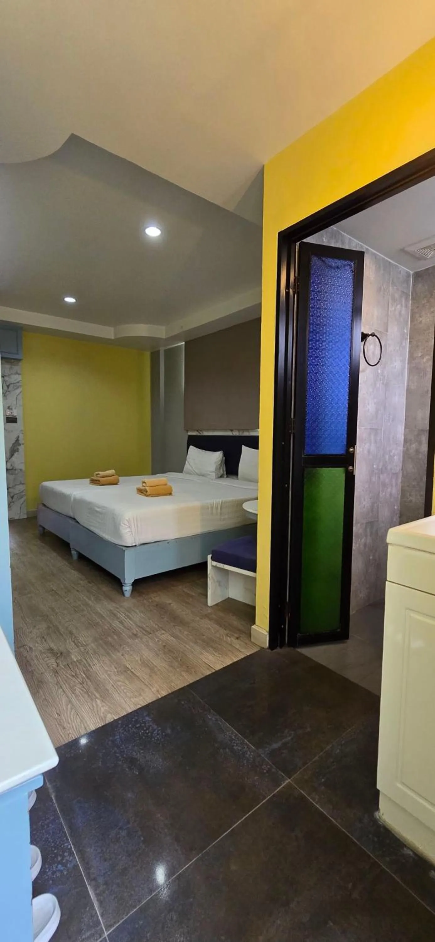 Bed in Blue Lagoon Hotel