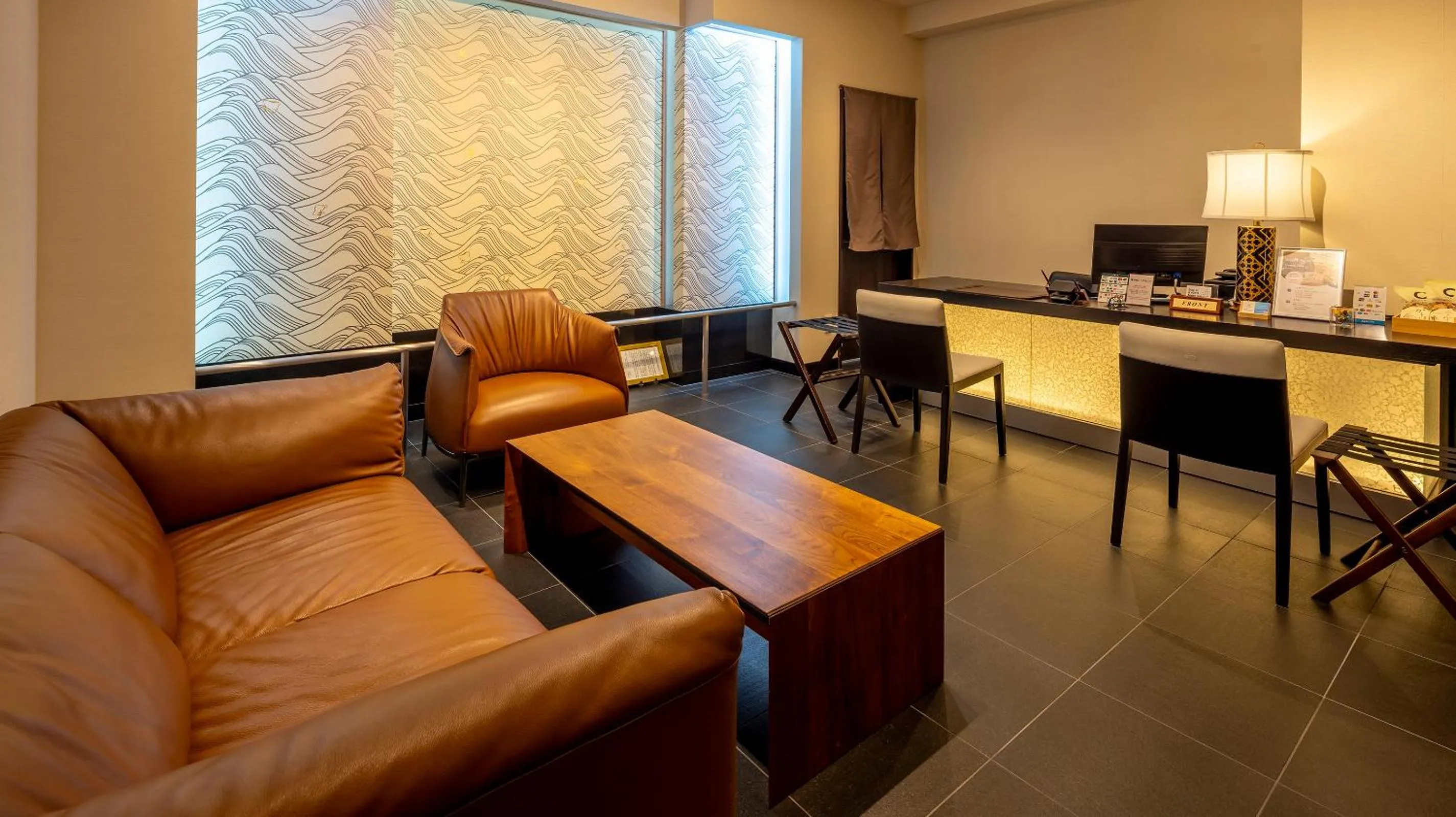 Lobby or reception in Riverte Kyoto Kamogawa