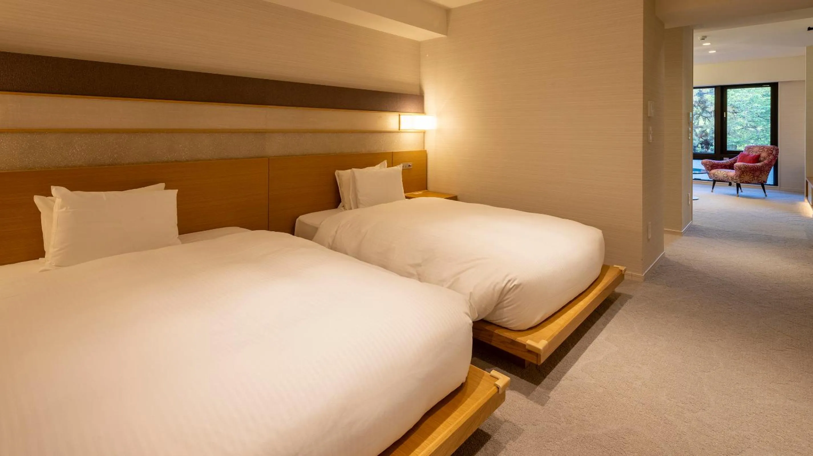 Bed in Riverte Kyoto Kamogawa