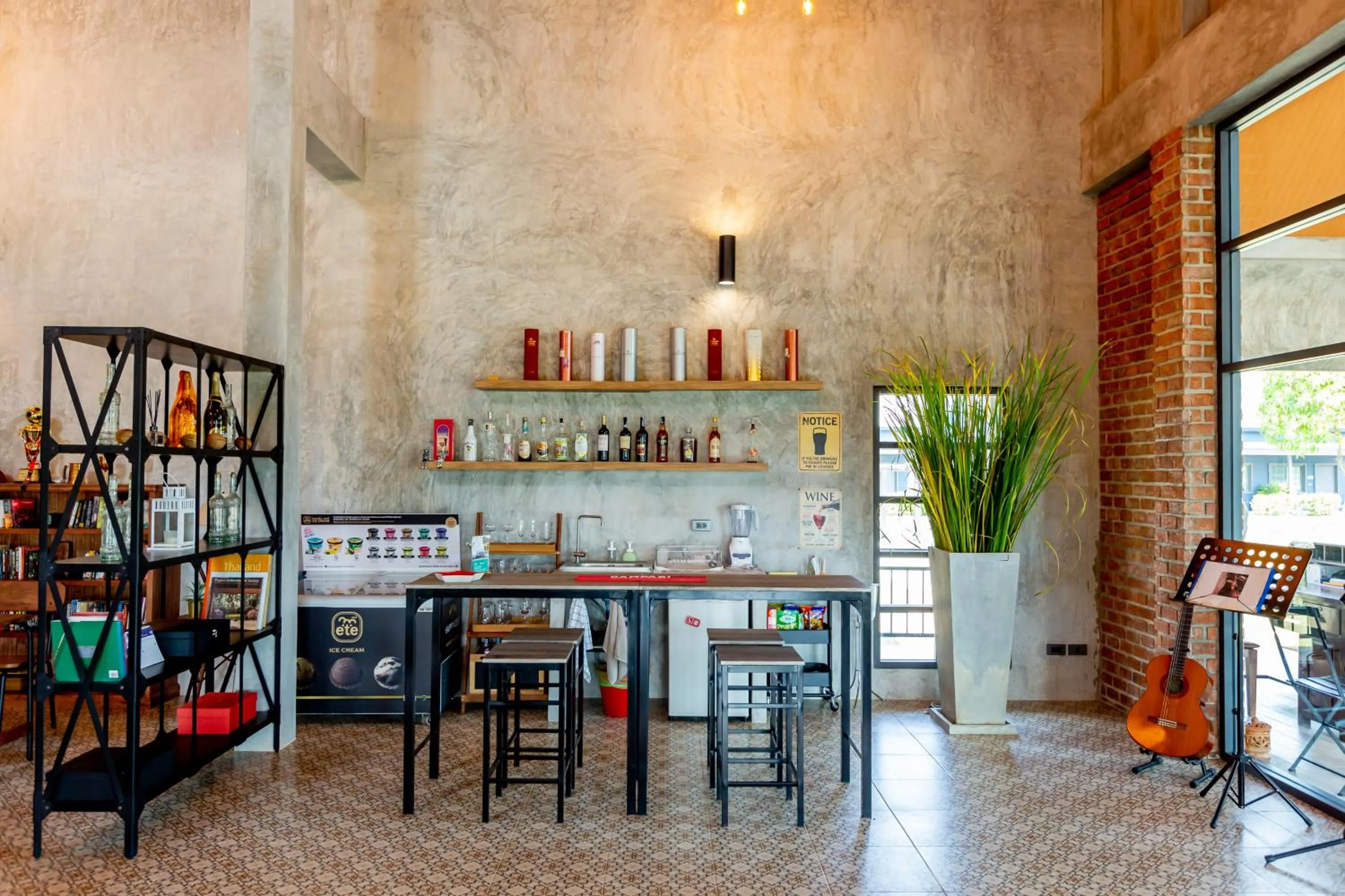 Lounge or bar in The Barn Hua Hin