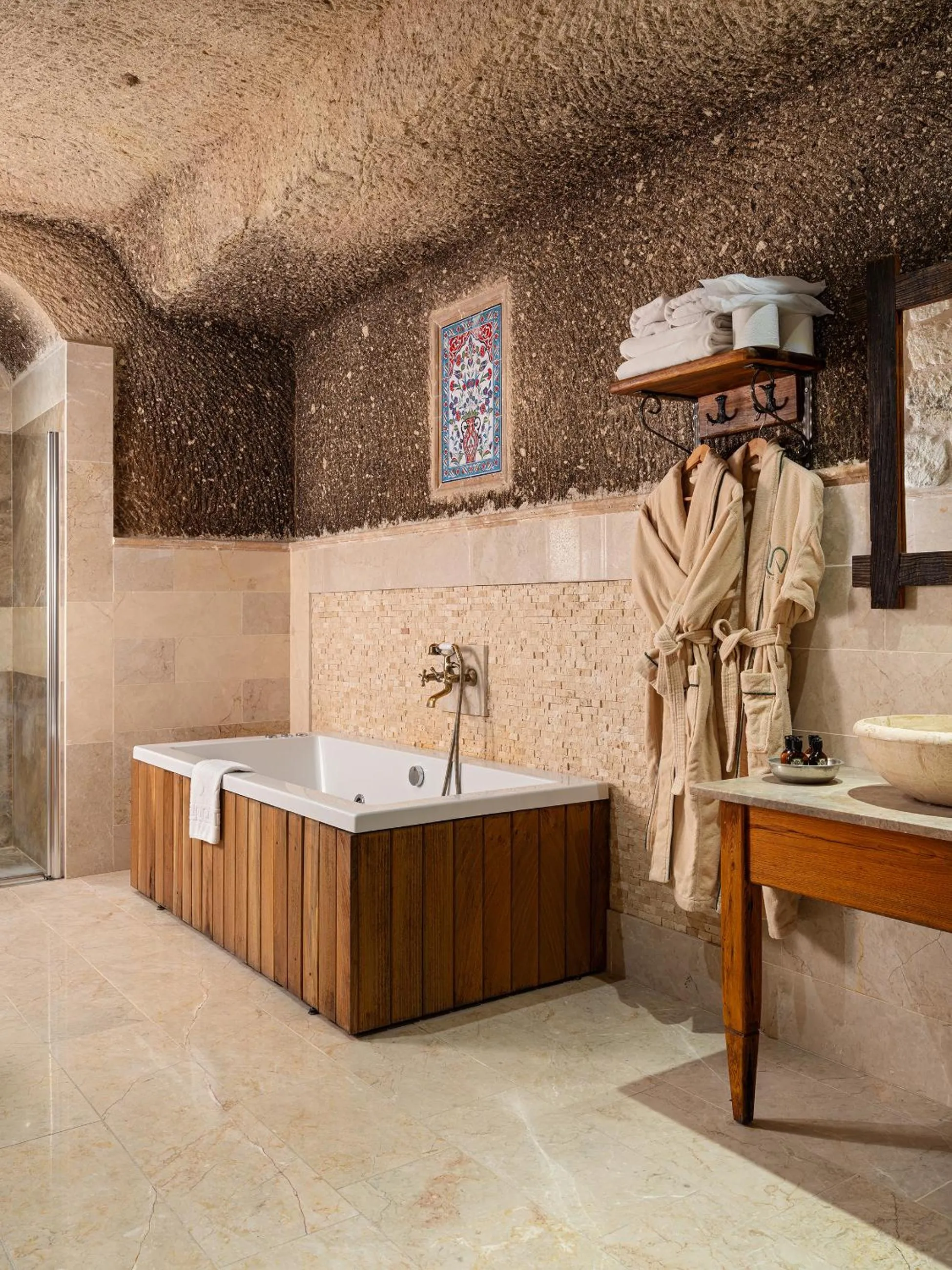 Bathroom in Aza Cave Cappadocia Adult Hotel