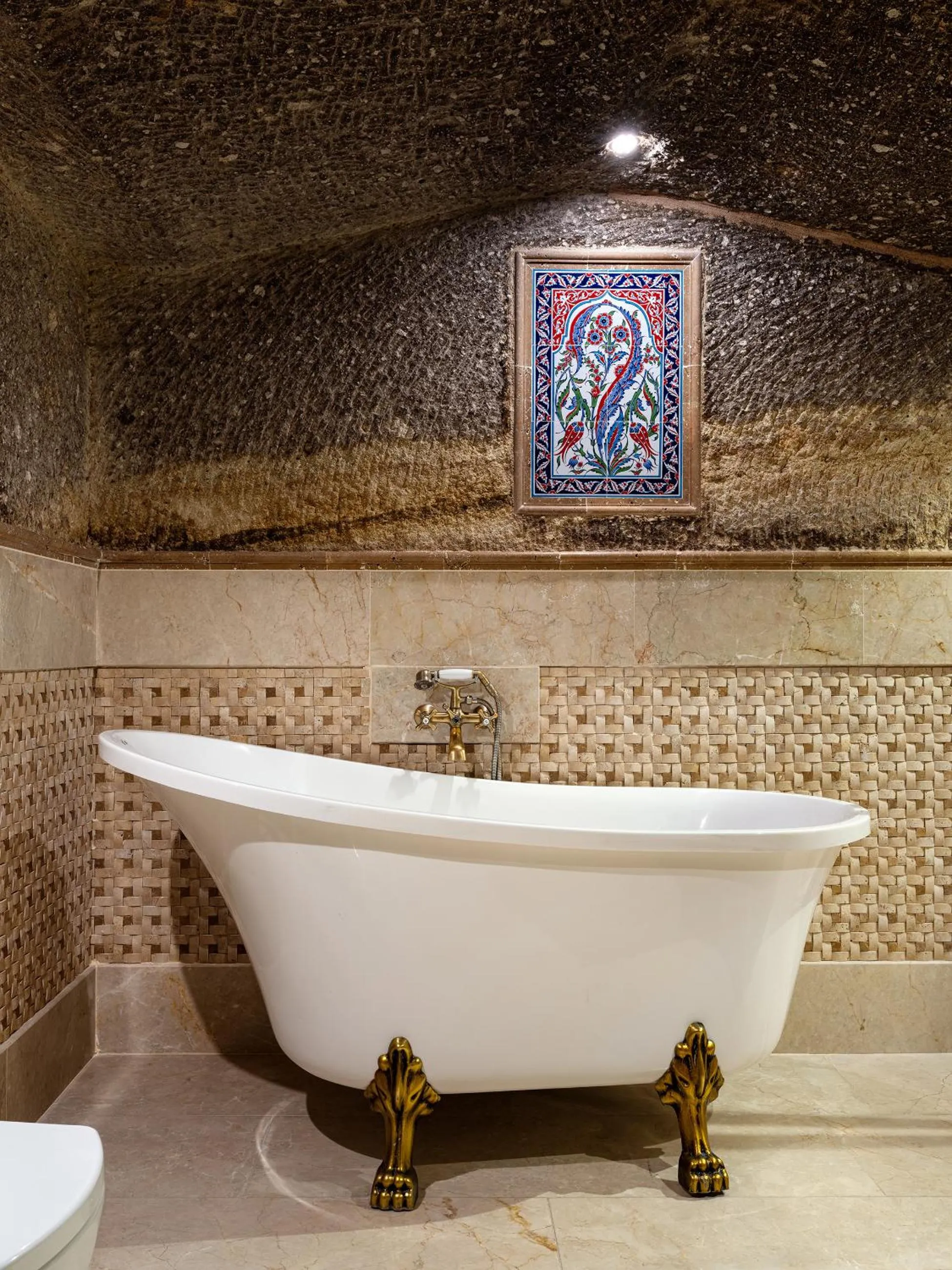 Bath in Aza Cave Cappadocia Adult Hotel