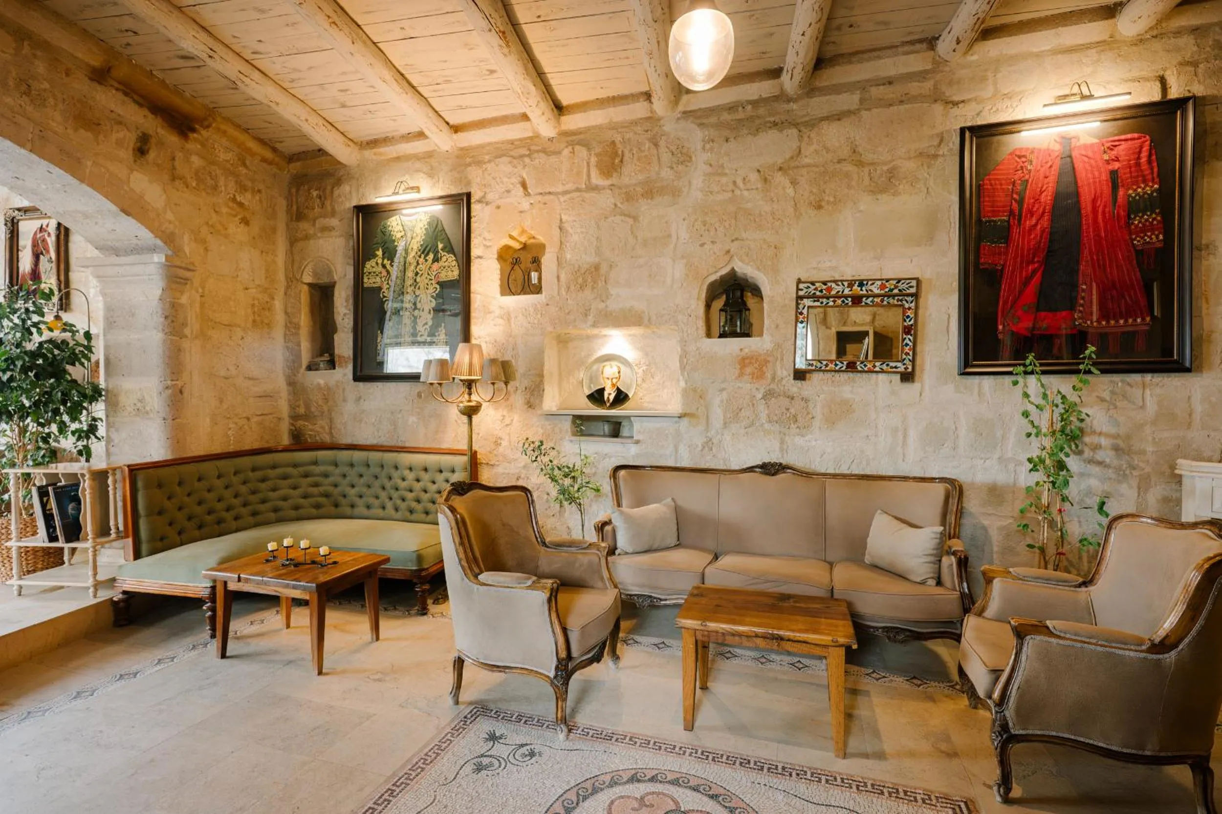 Lobby or reception in Aza Cave Cappadocia Adult Hotel