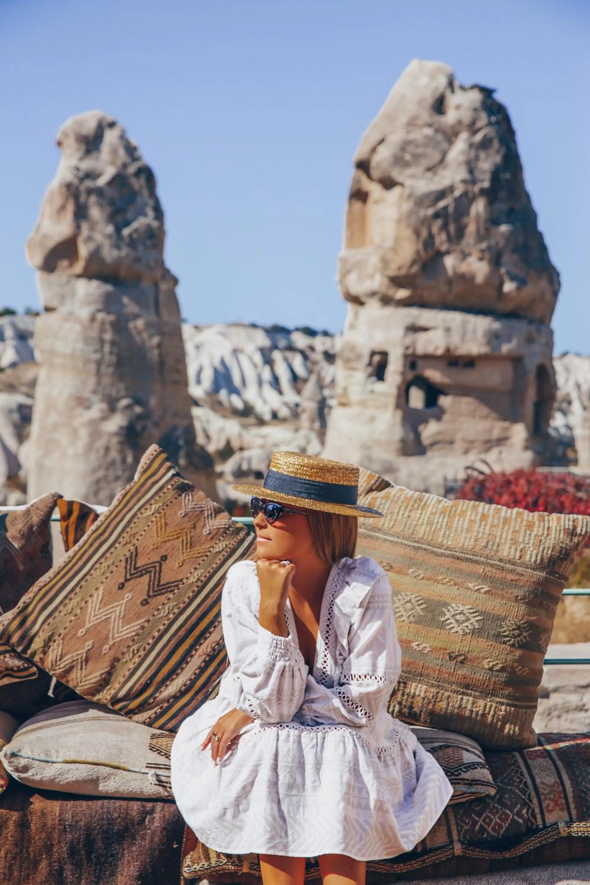 Natural landscape in Aza Cave Cappadocia Adult Hotel