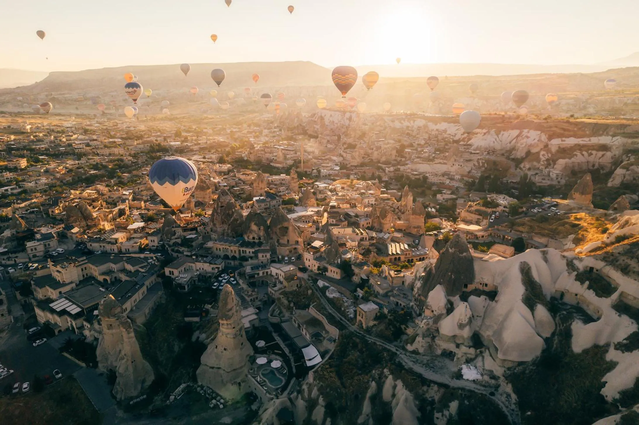 City view in Aza Cave Cappadocia Adult Hotel