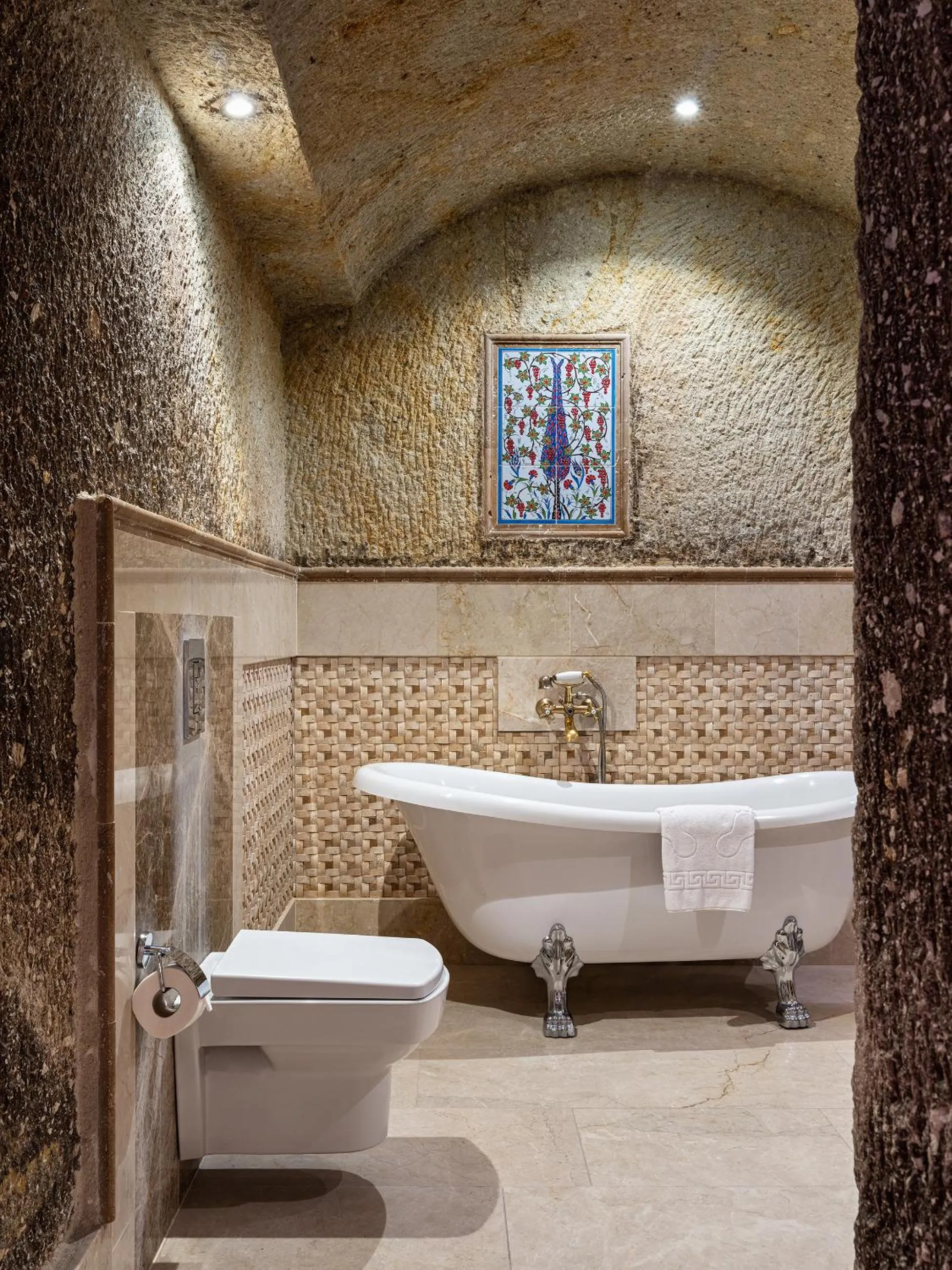 Toilet in Aza Cave Cappadocia Adult Hotel