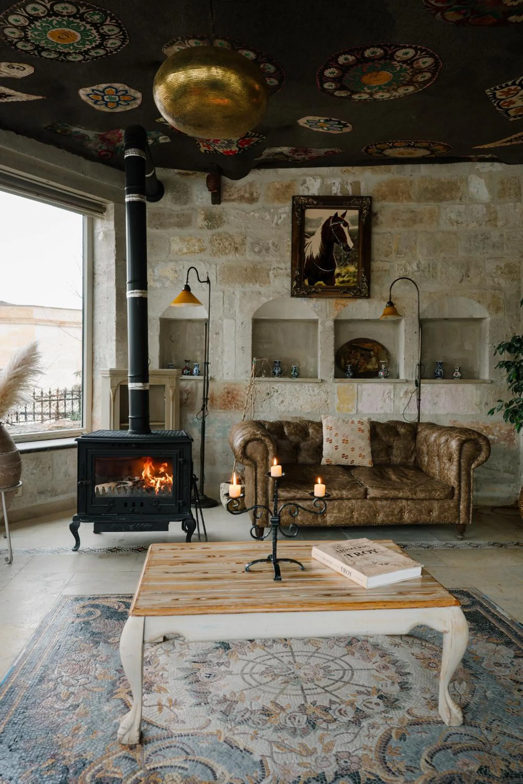 Lobby or reception in Aza Cave Cappadocia Adult Hotel