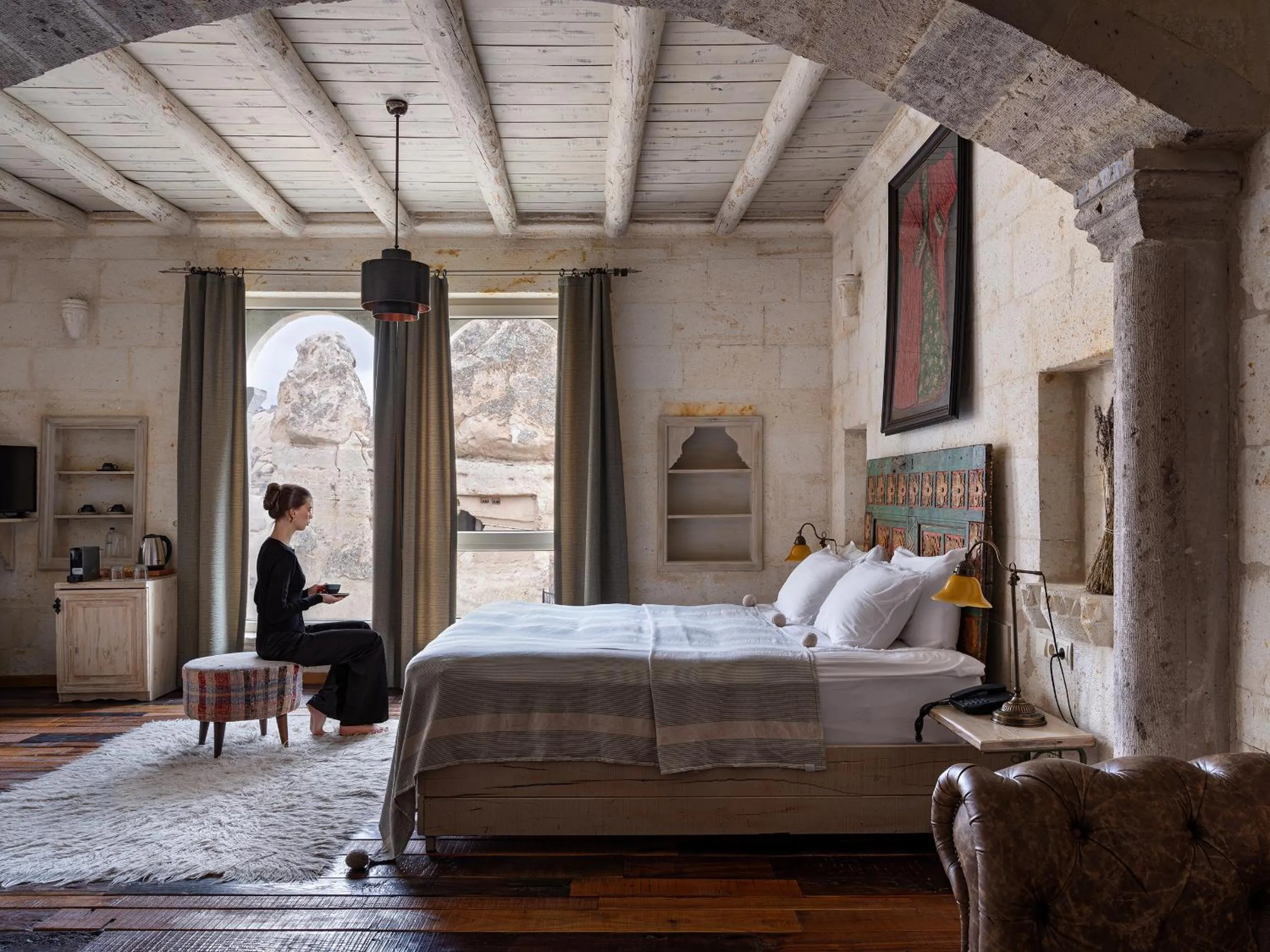 Bedroom, Bed in Aza Cave Cappadocia Adult Hotel