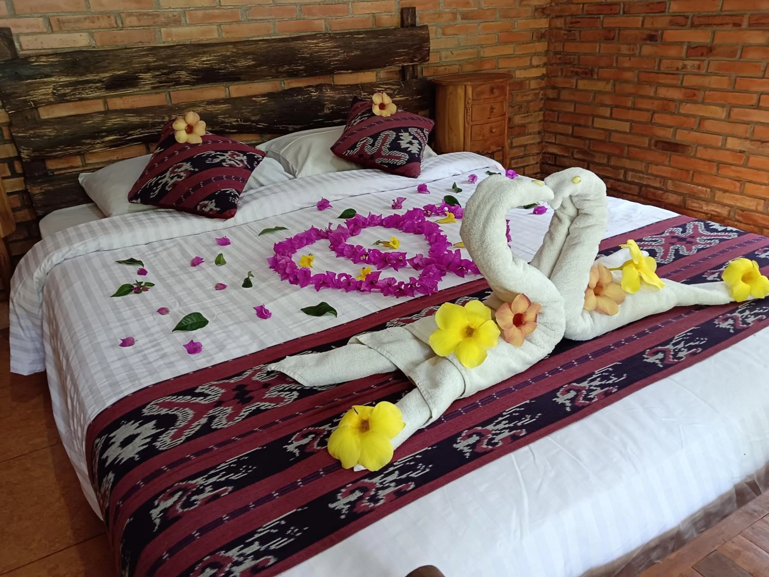 Bed in Villa Mak Cik