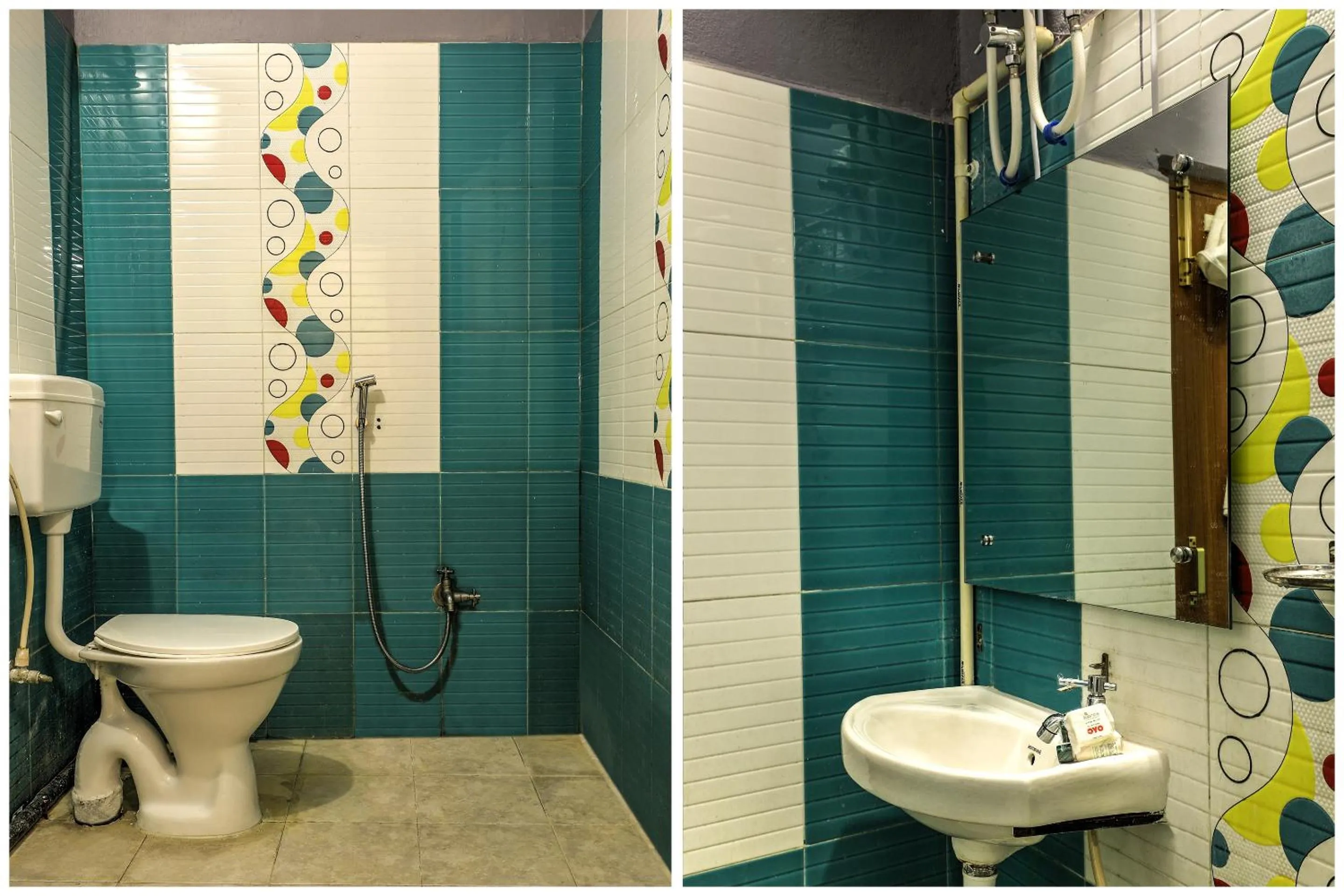 Bathroom in Hotel O satya lodge