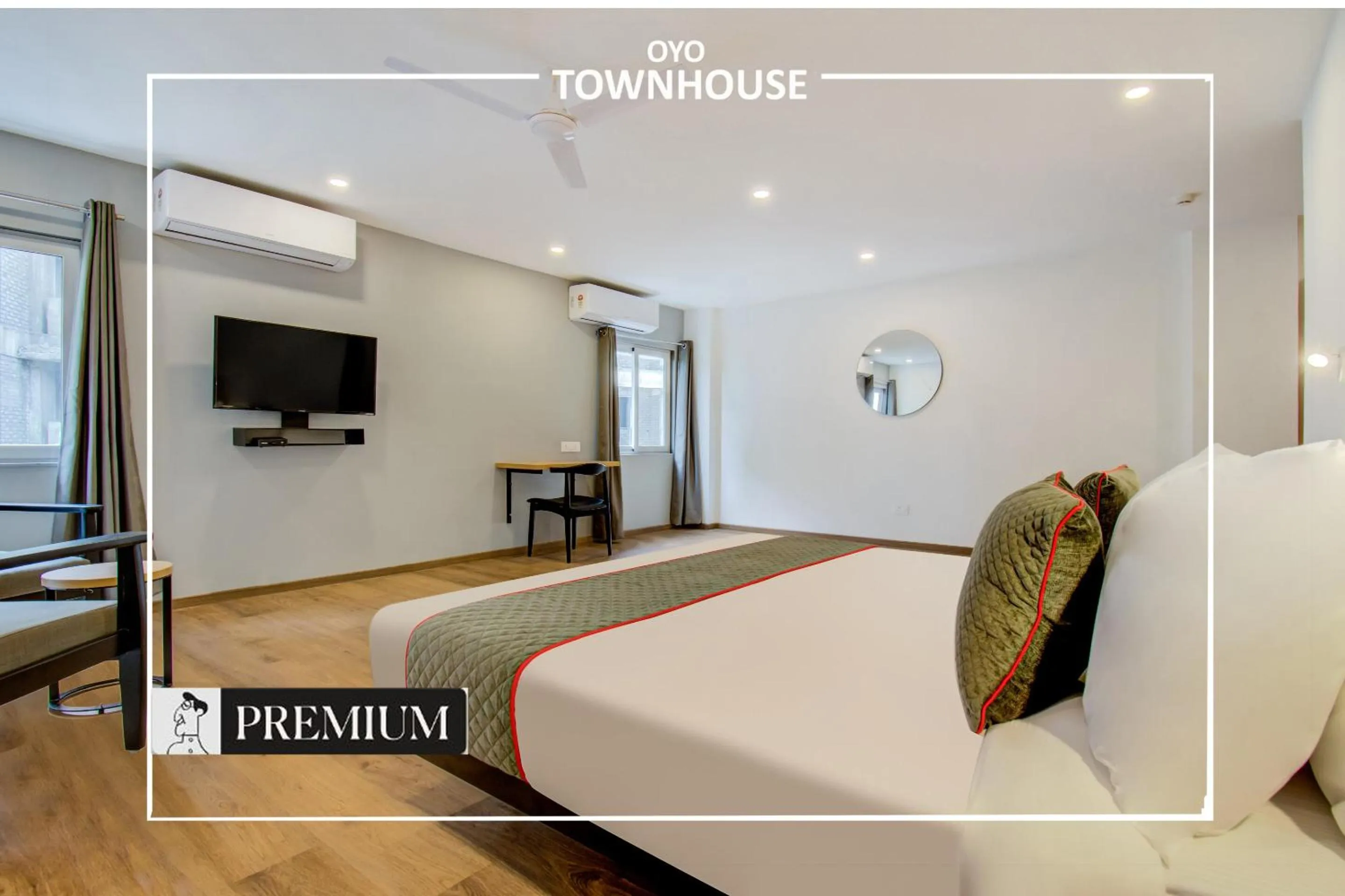 Bedroom, Bed in Townhouse Netaji Road