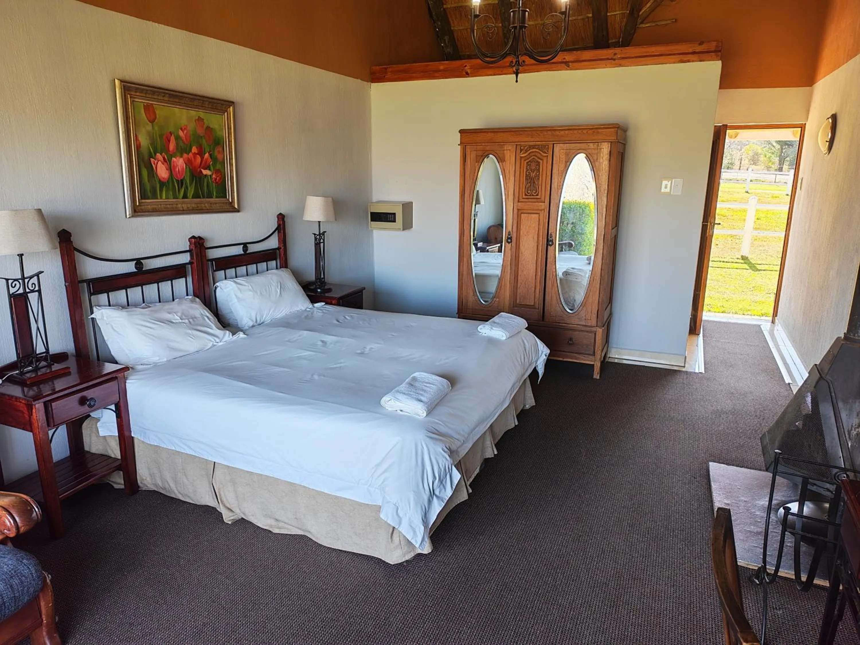 Bed in Blue Haze Country Lodge