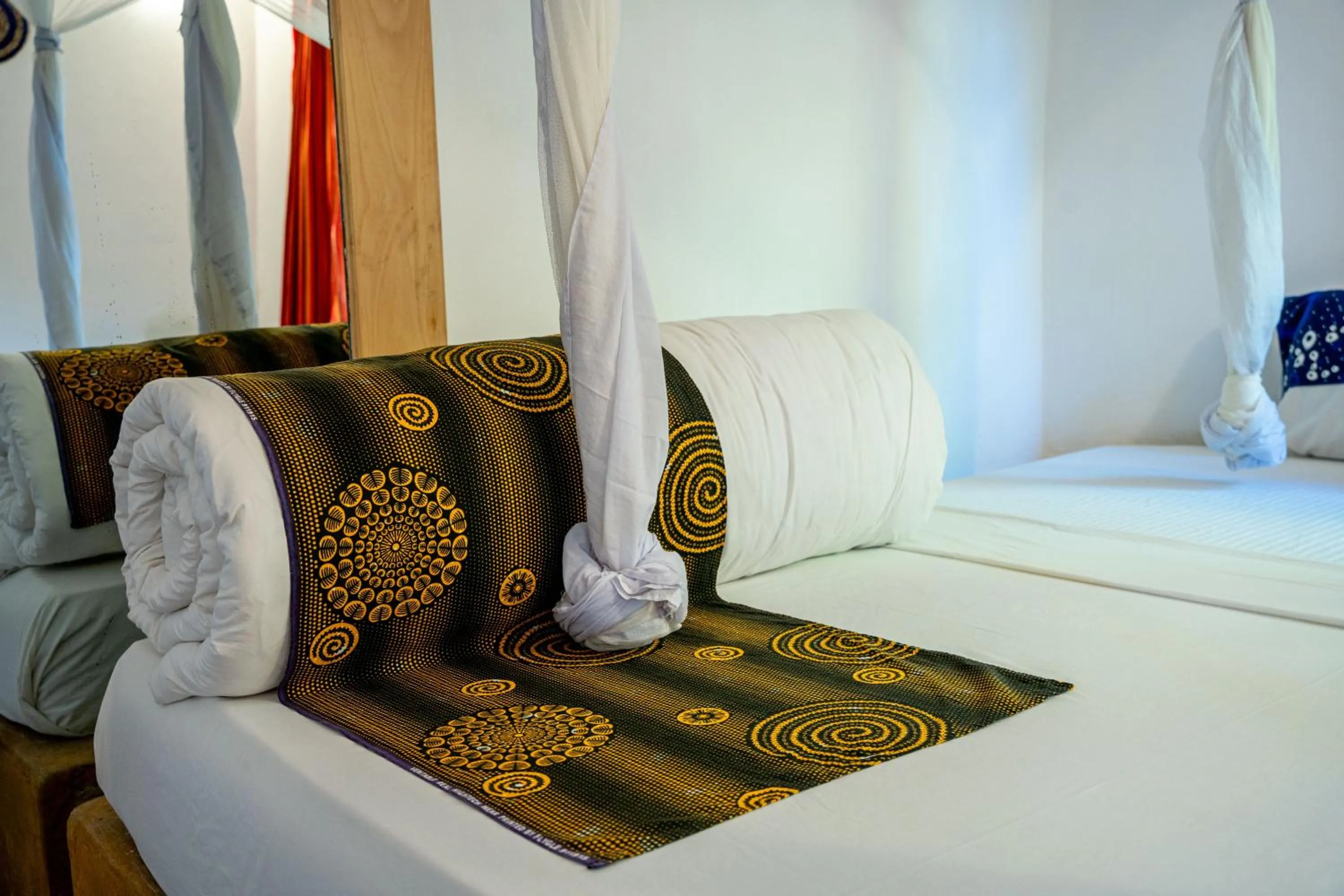 Bed in Dan Stam Hotel