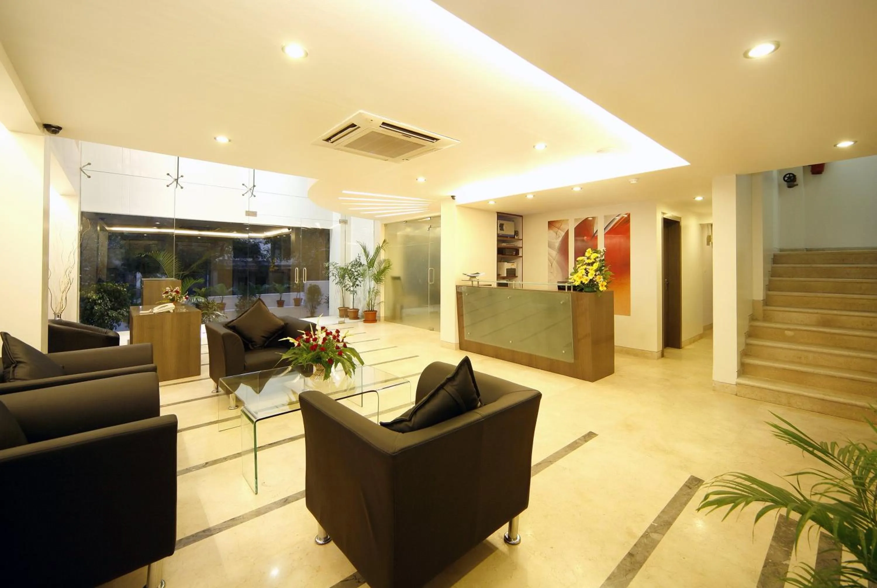 Seating area in Orbett Hotel