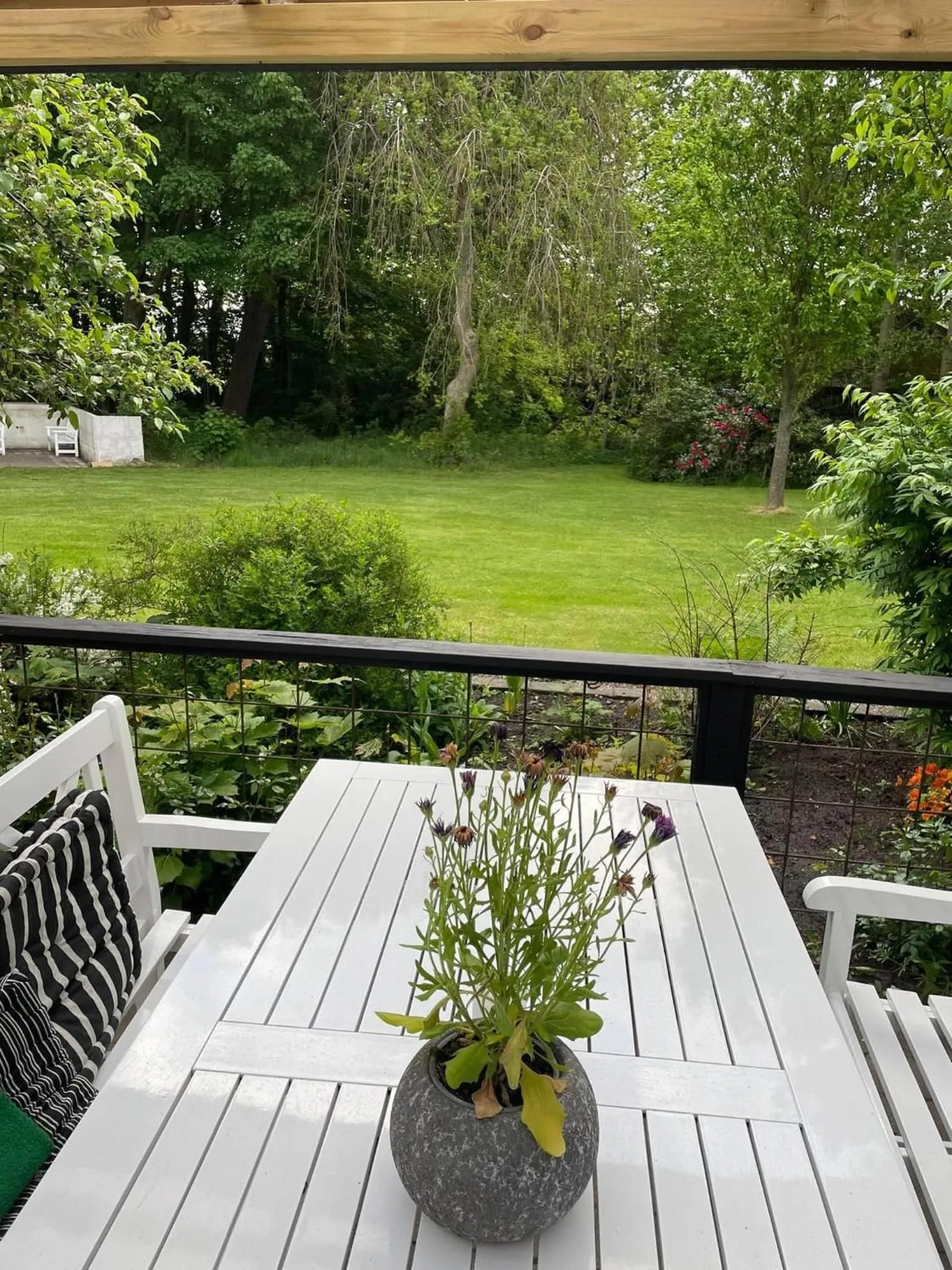 Garden in Døstrup Landevejskro & Motel