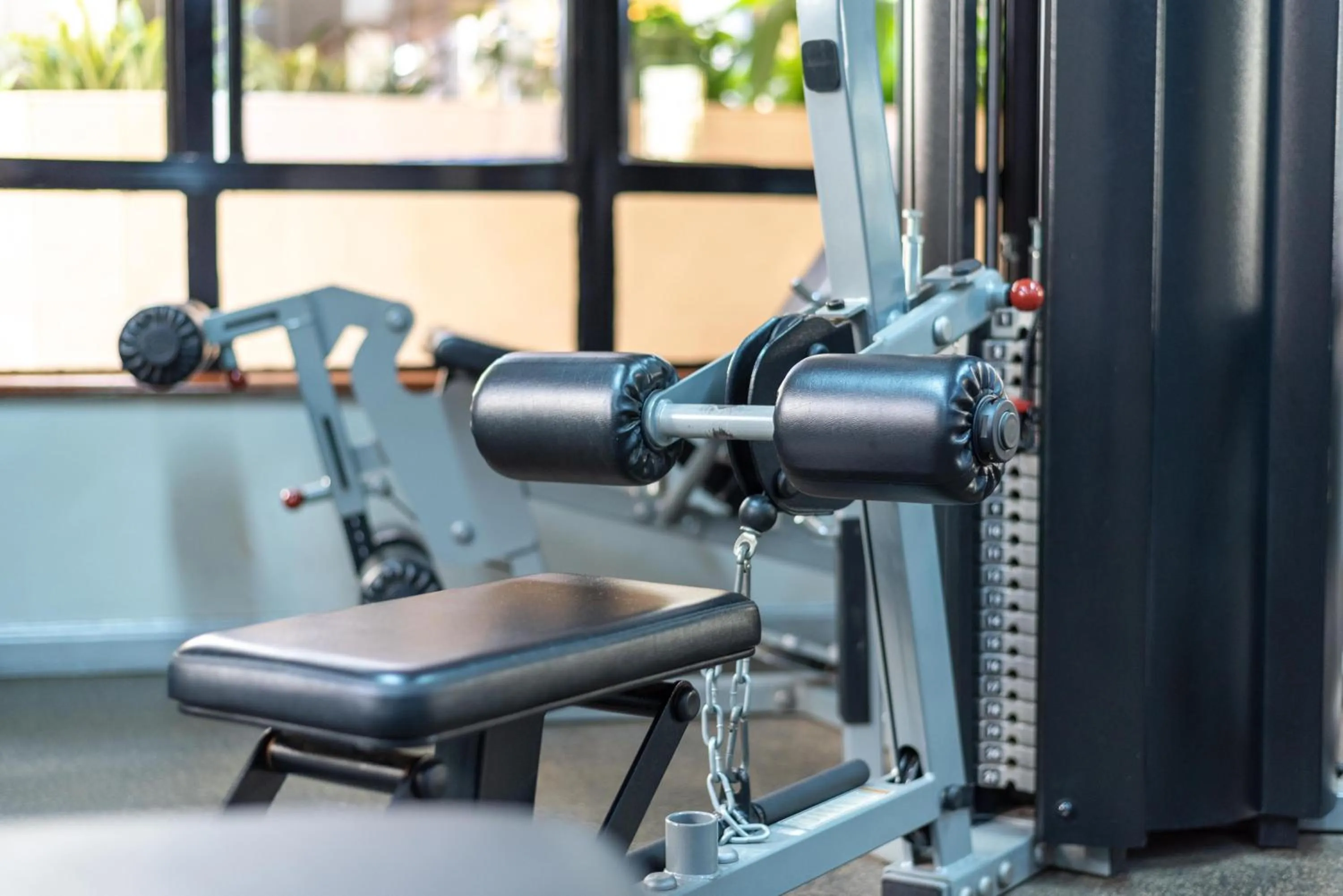 Fitness centre/facilities in CySuites Apartment Hotel