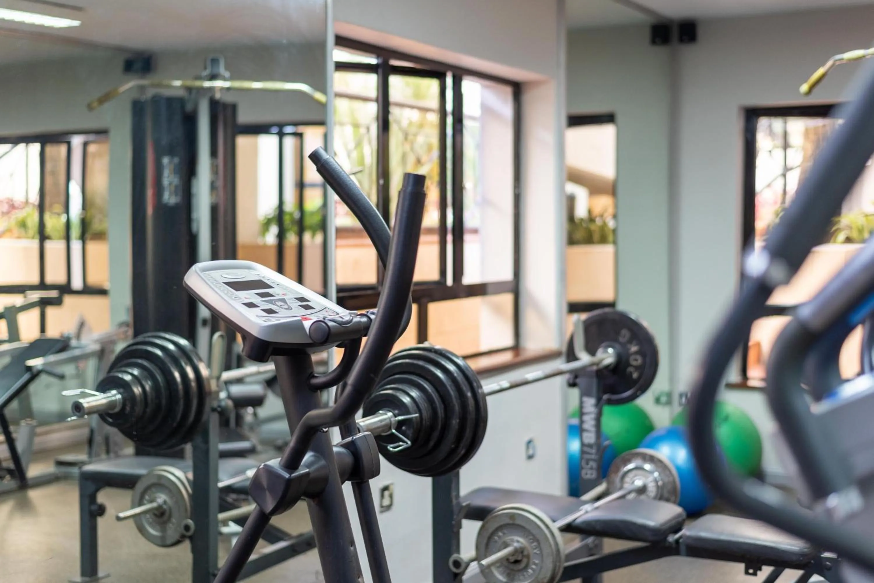 Fitness centre/facilities in CySuites Apartment Hotel