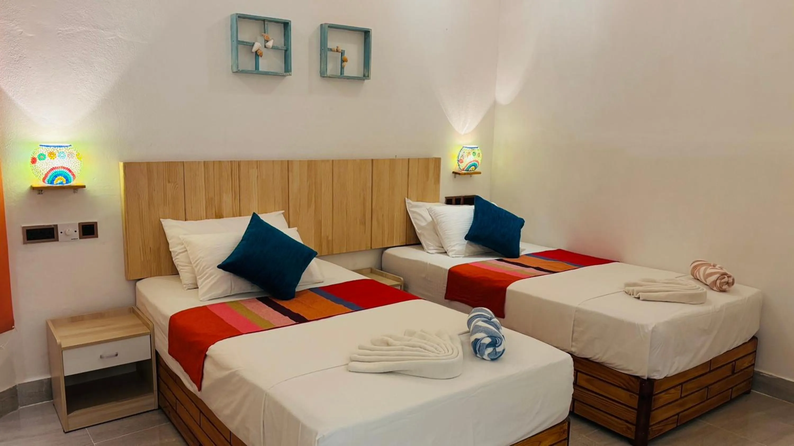 Bedroom, Bed in Dream Inn at Thulusdhoo