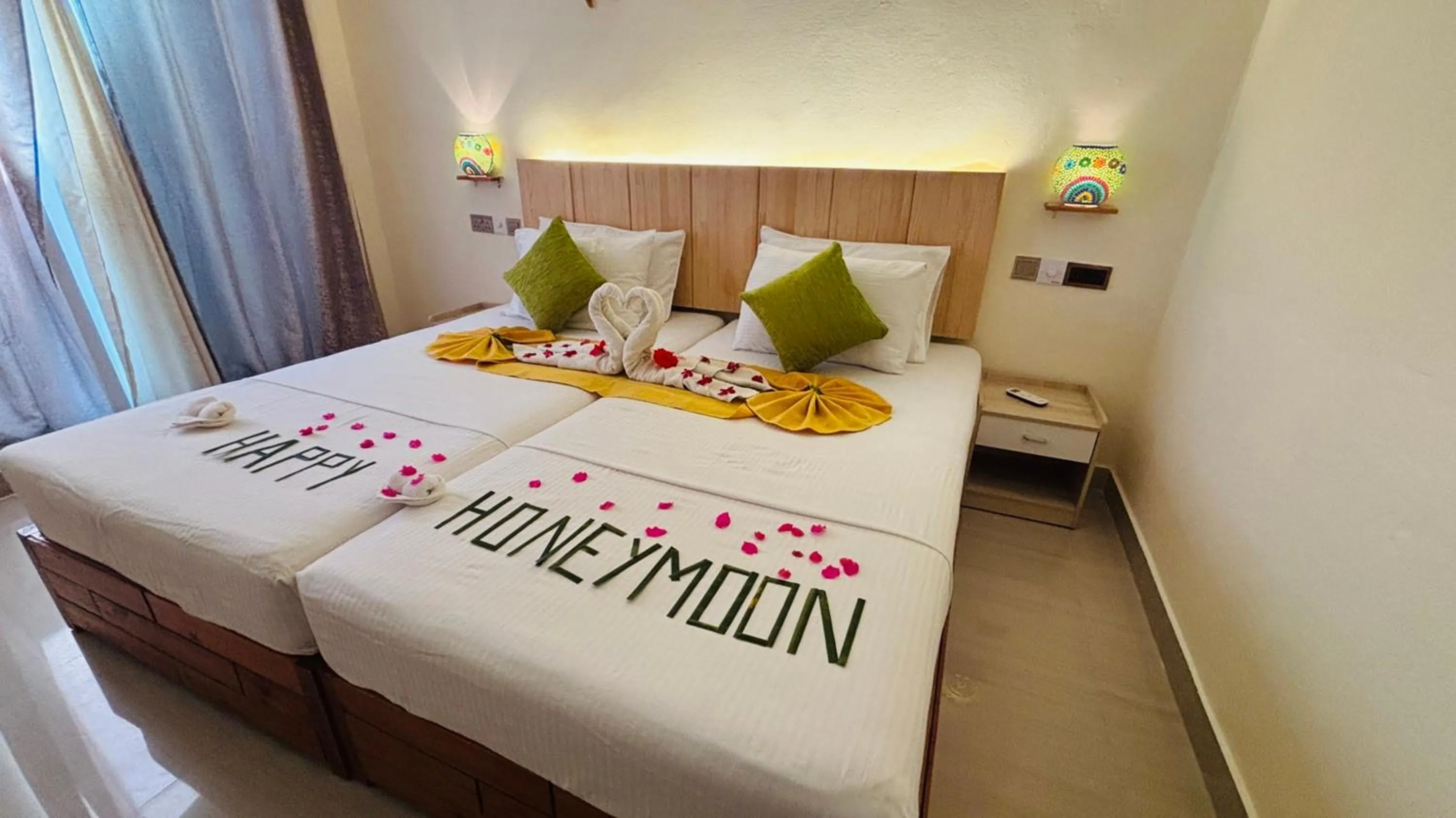 Bedroom, Bed in Dream Inn at Thulusdhoo