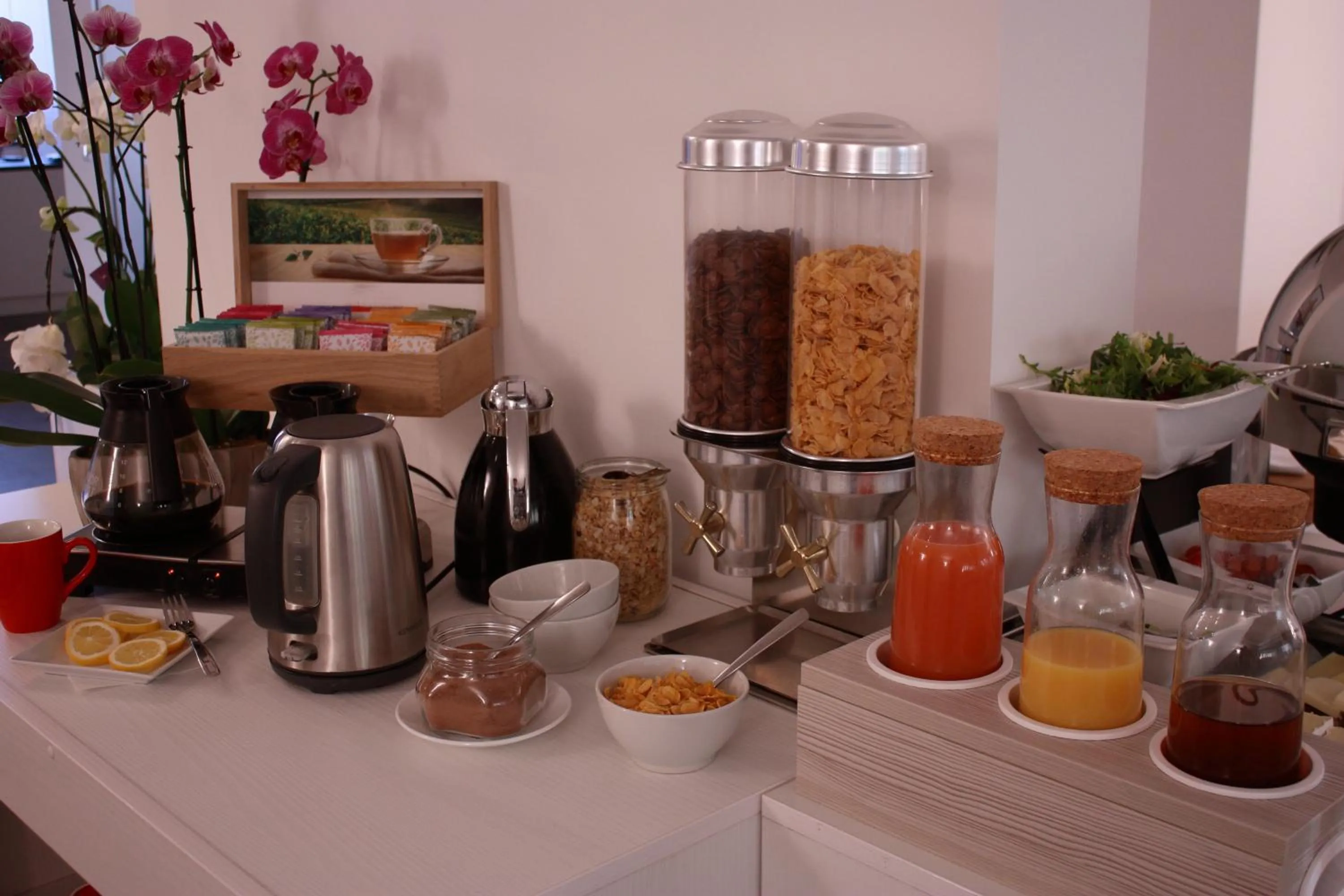 Buffet breakfast in Hotel Abrial