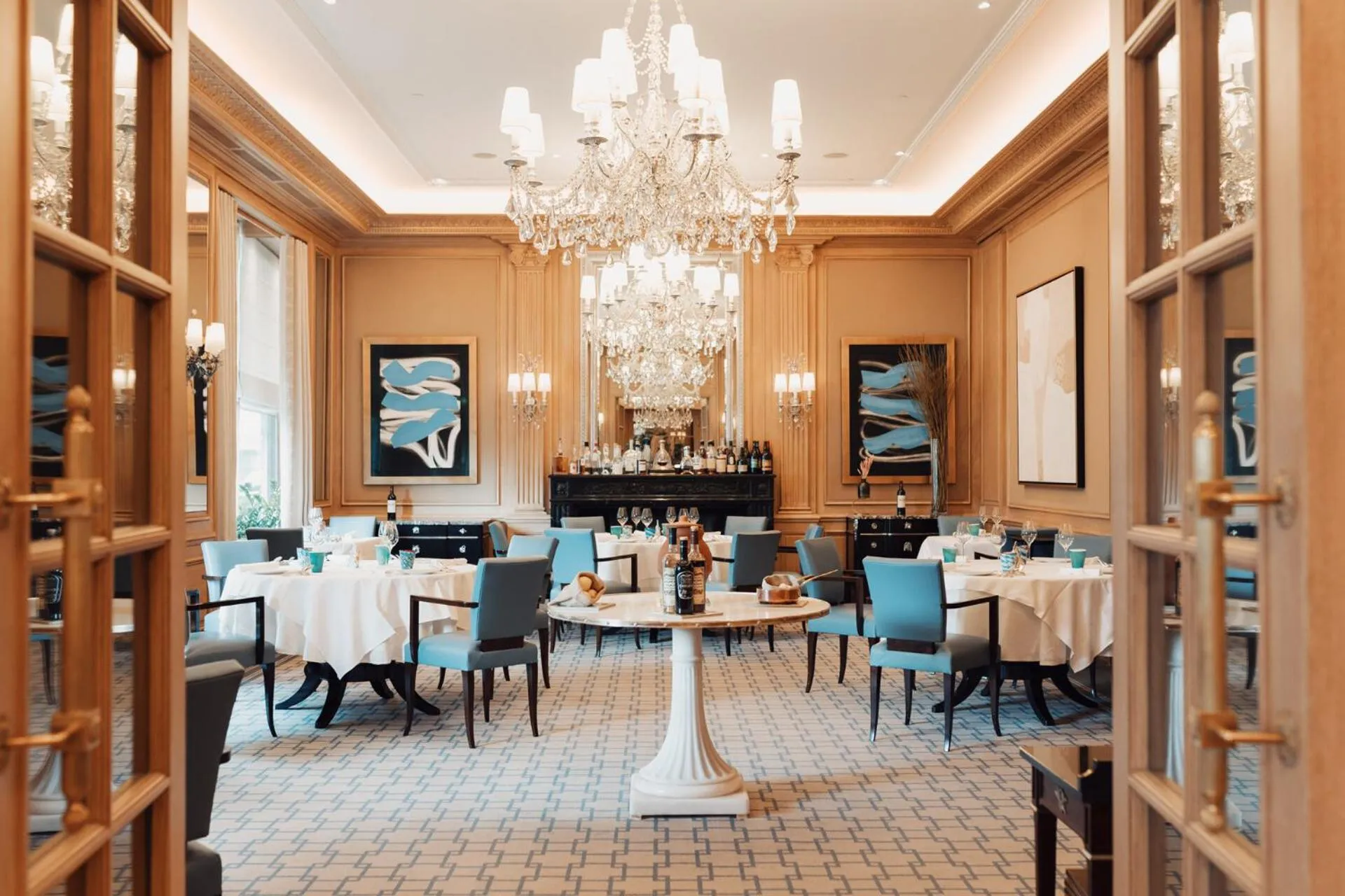 Restaurant/places to eat in Four Seasons Hotel des Bergues Geneva