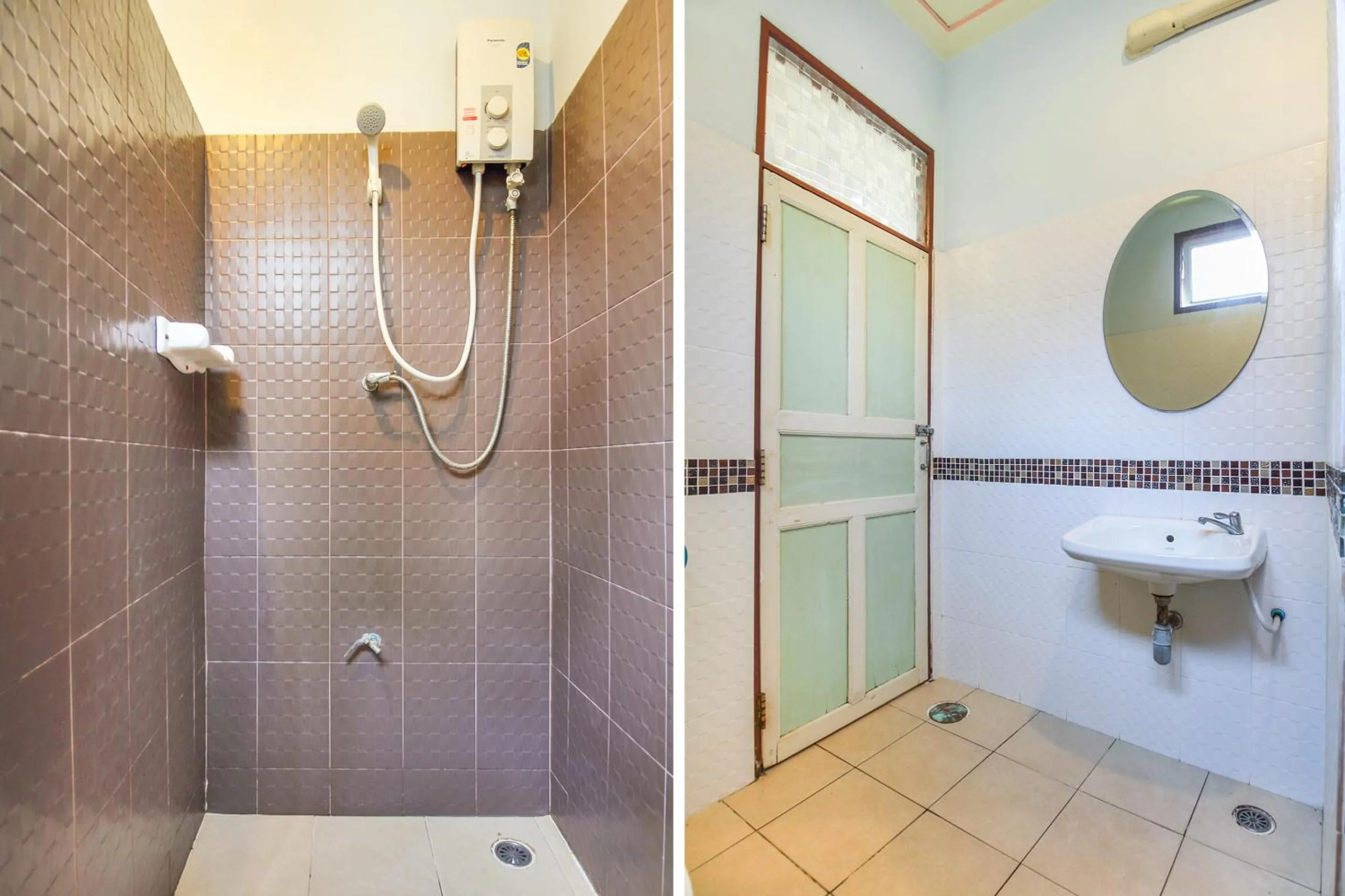 Bathroom in OYO 606 Baan Suansabai Pleanpanmai Resort Amphawa