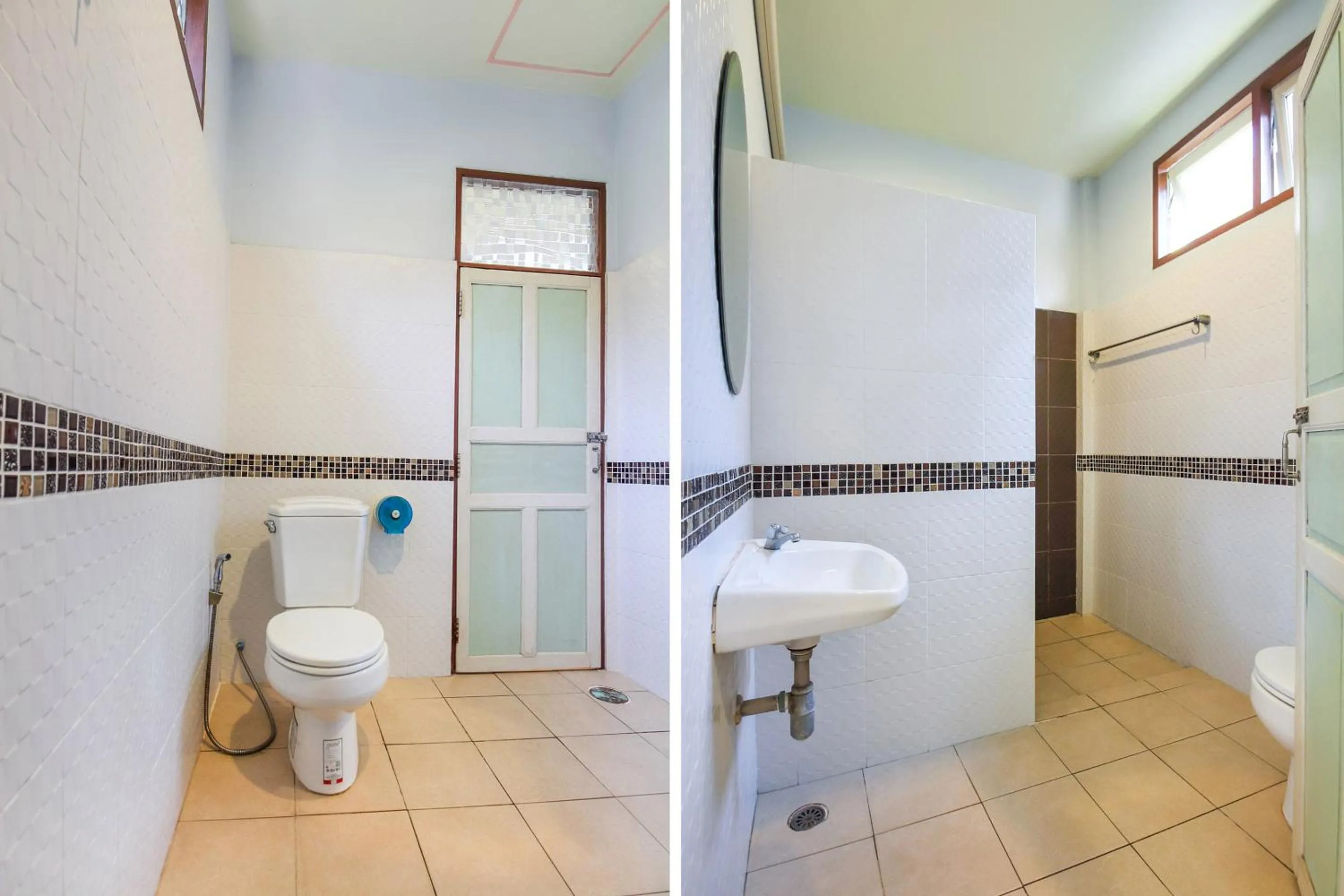 Bathroom in OYO 606 Baan Suansabai Pleanpanmai Resort Amphawa